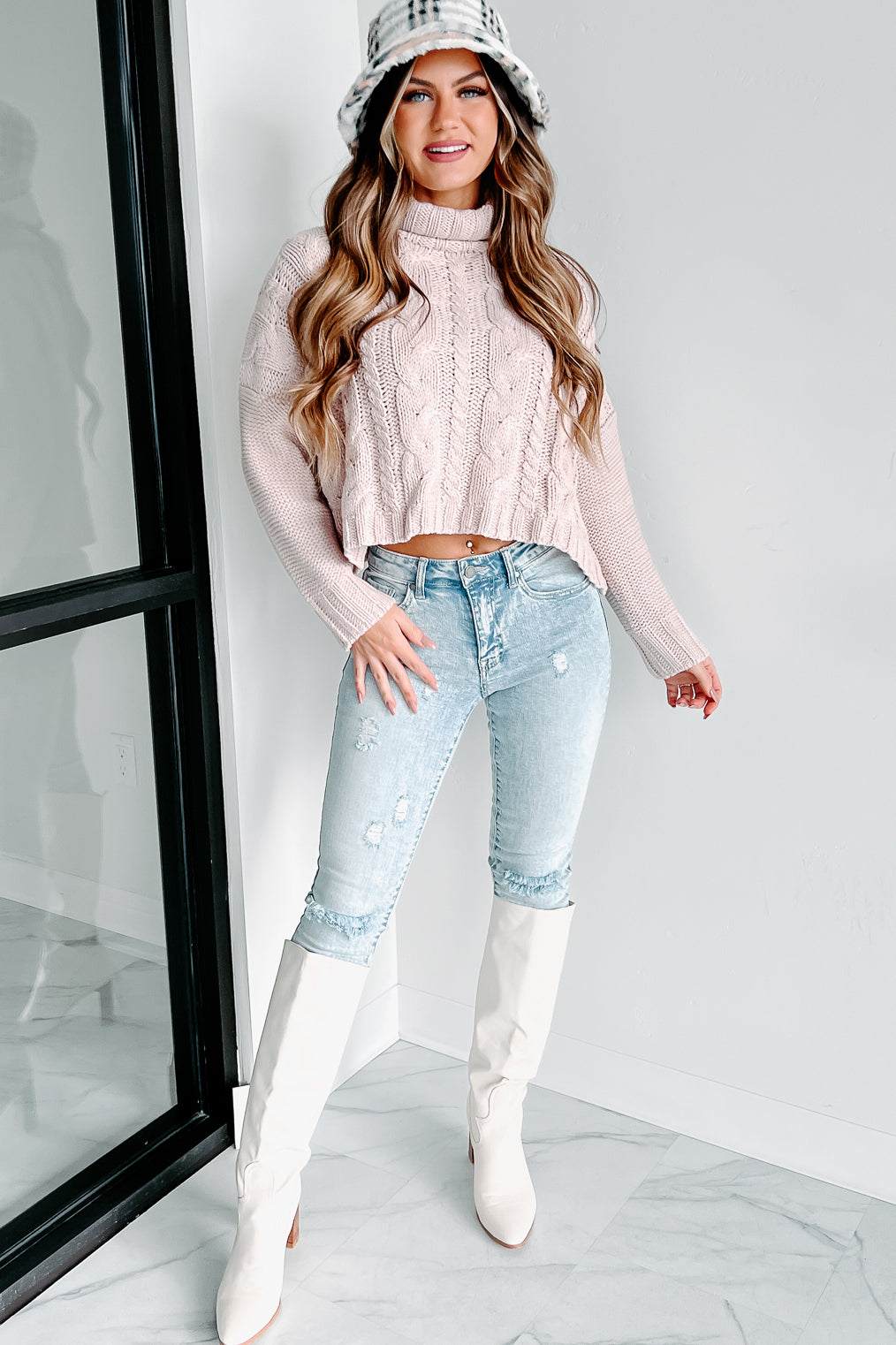 Holiday Steal- Flirt With The Idea Sweater (Pink)-The Formal Wear