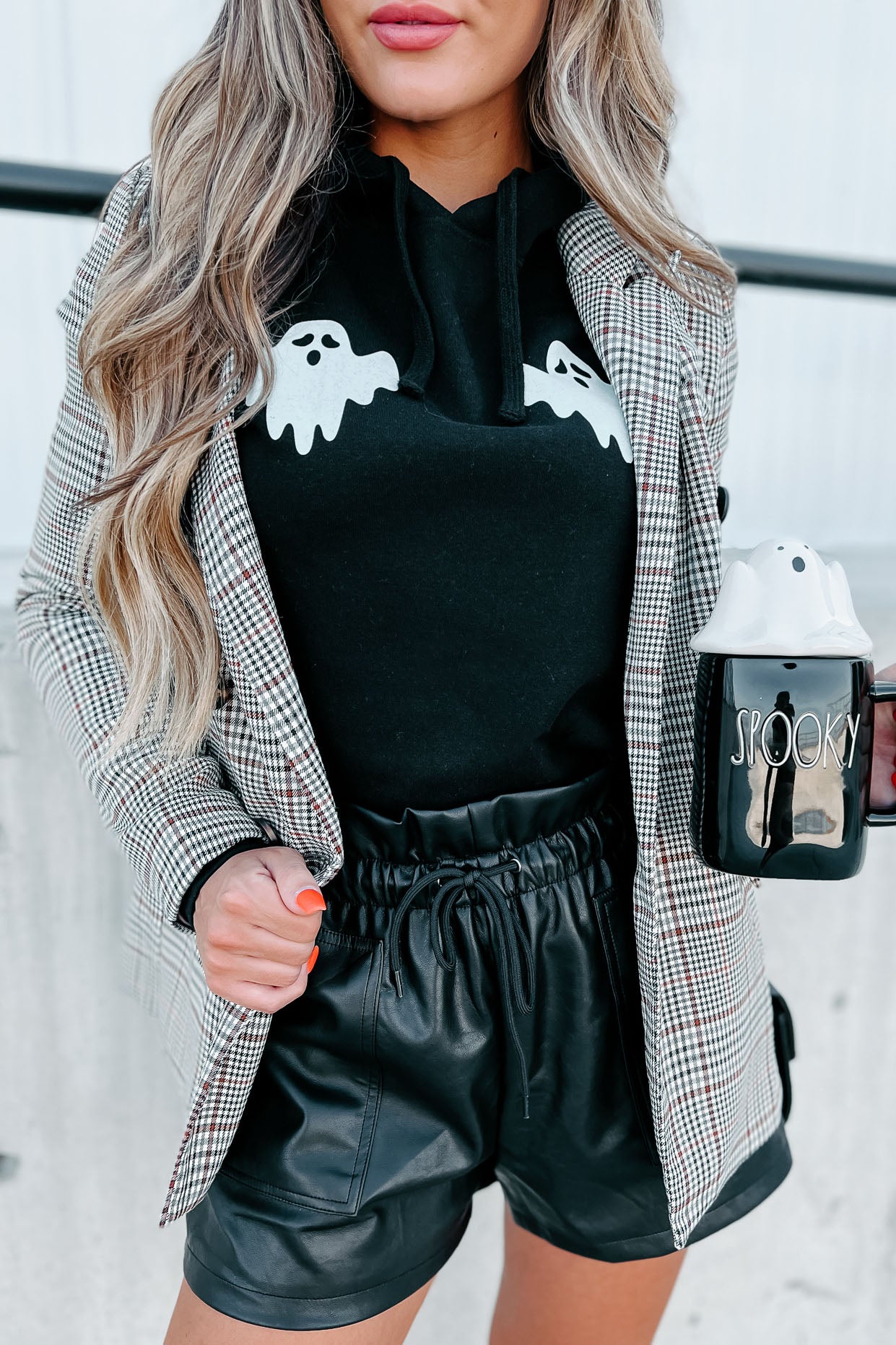 Around The Clock Plaid Blazer (Brown)-The Formal Wear