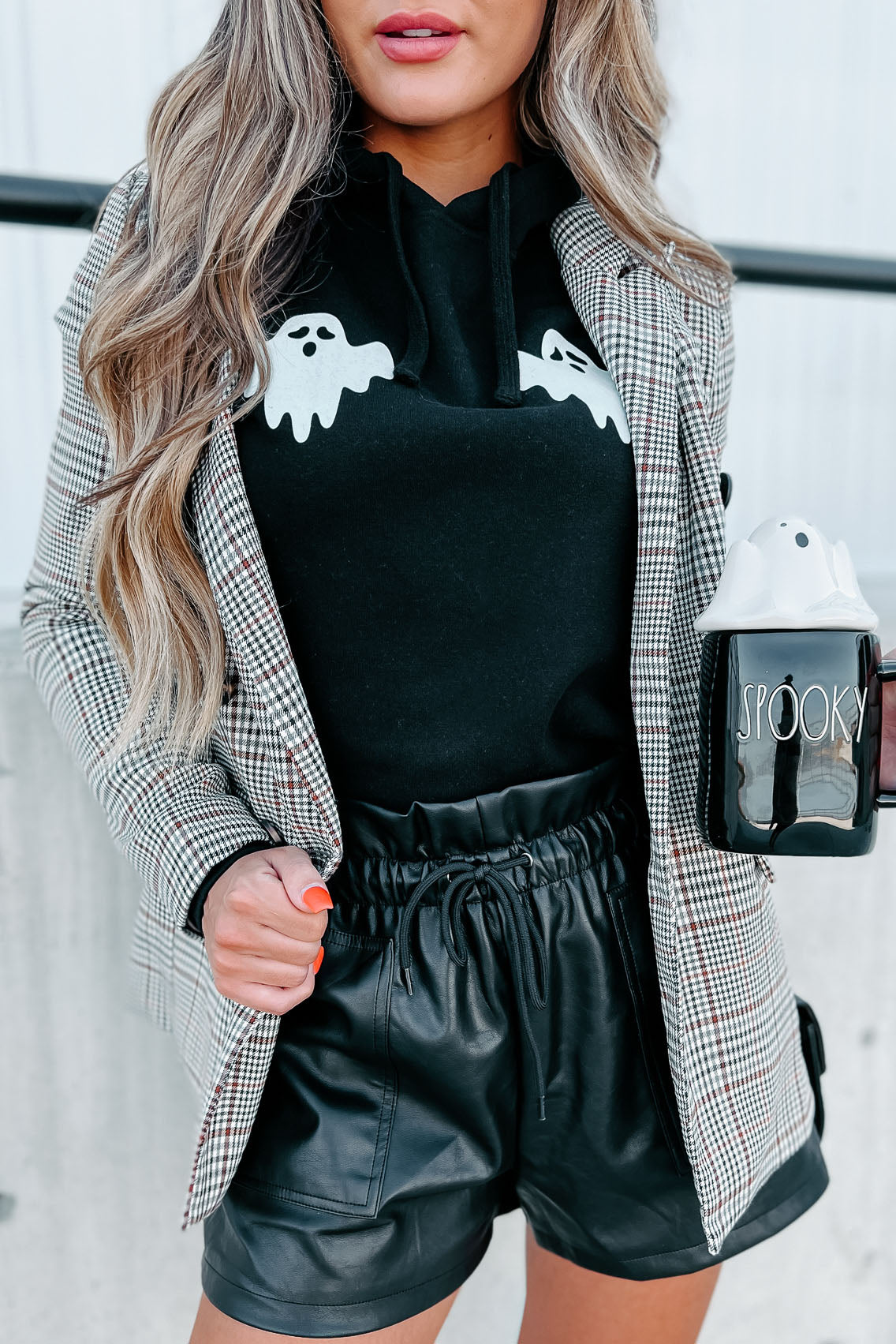 Around The Clock Plaid Blazer (Brown)-The Formal Wear