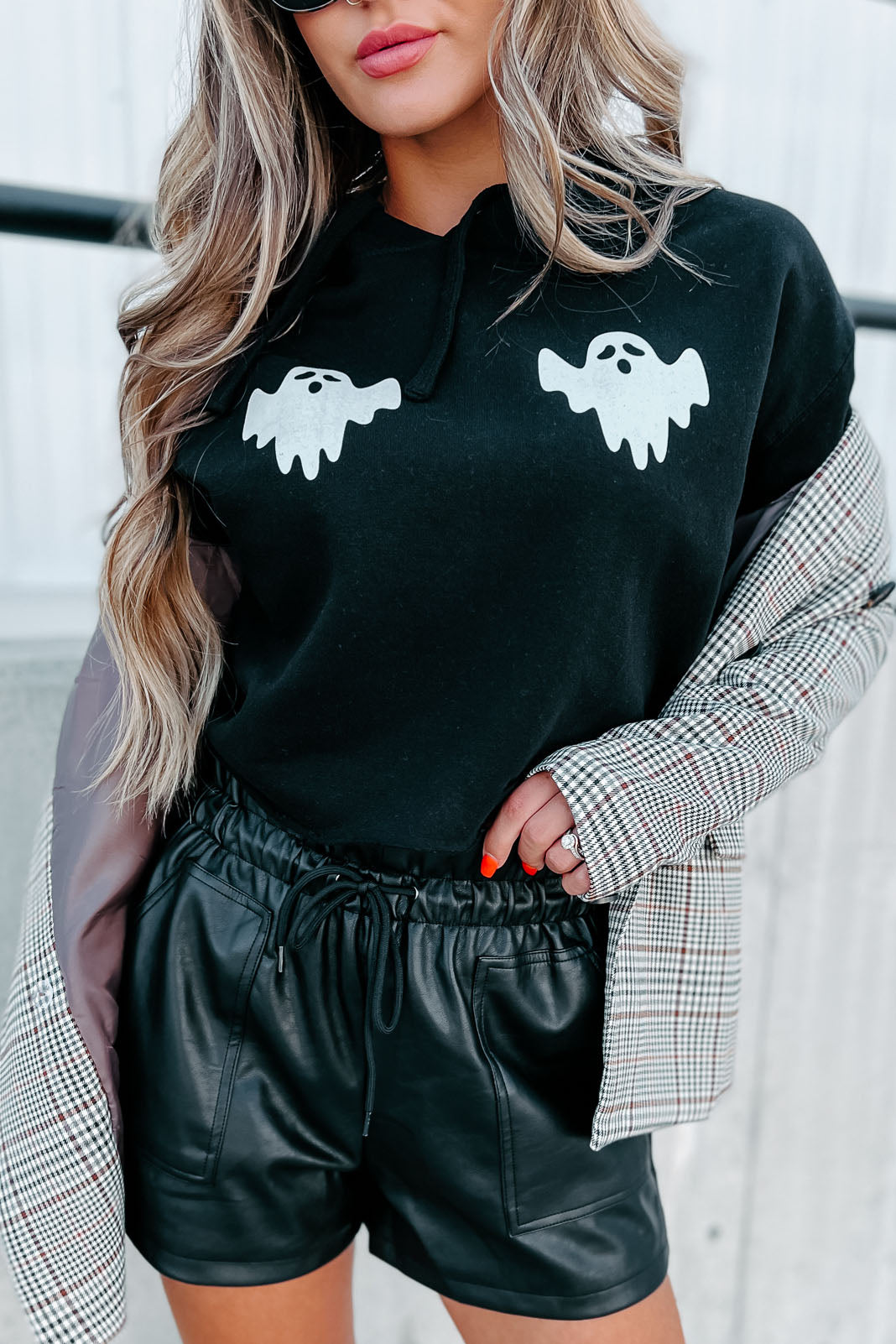 Around The Clock Plaid Blazer (Brown)-The Formal Wear