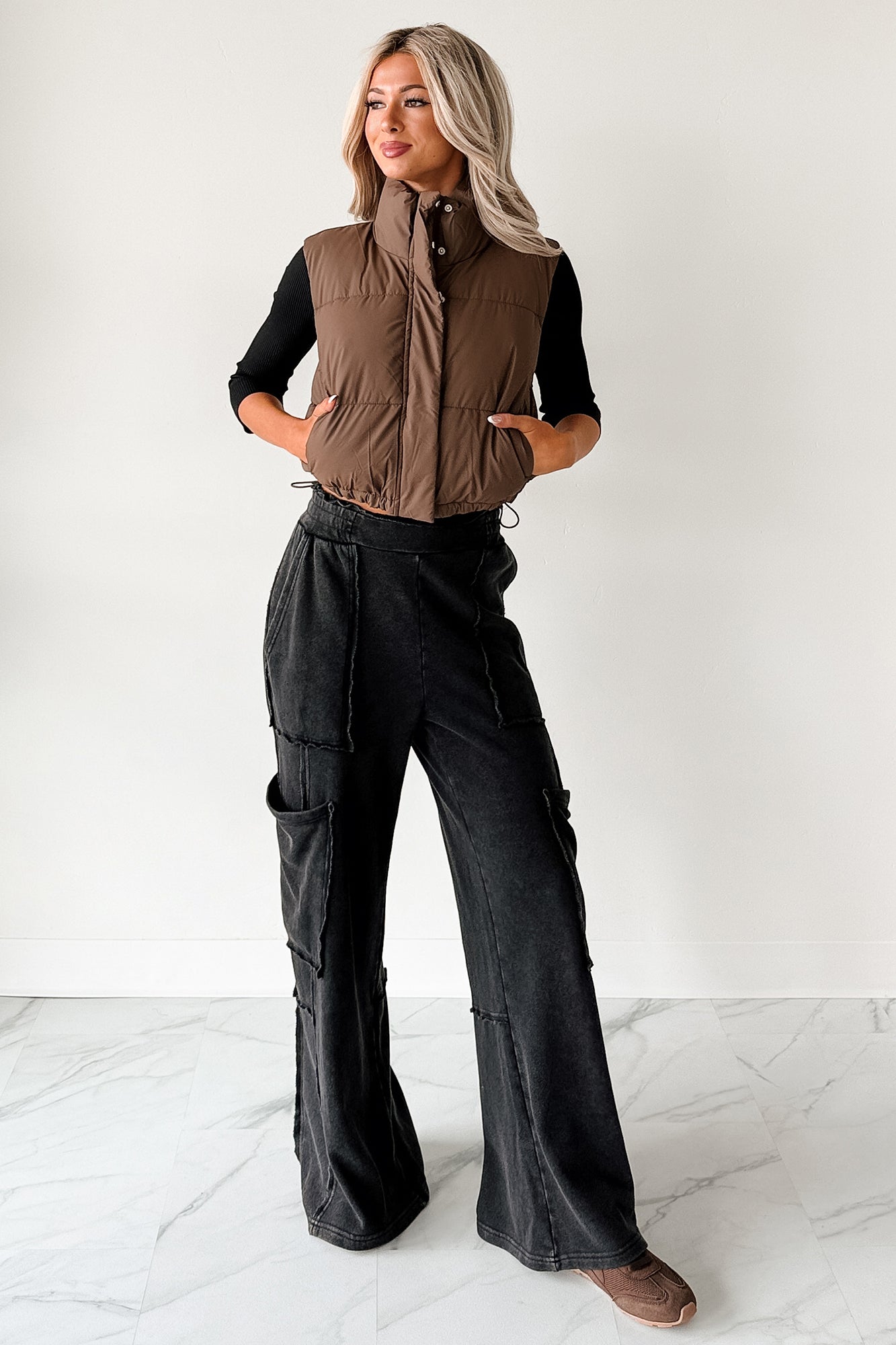 Cooling Off Puffer Vest (Espresso)-The Formal Wear