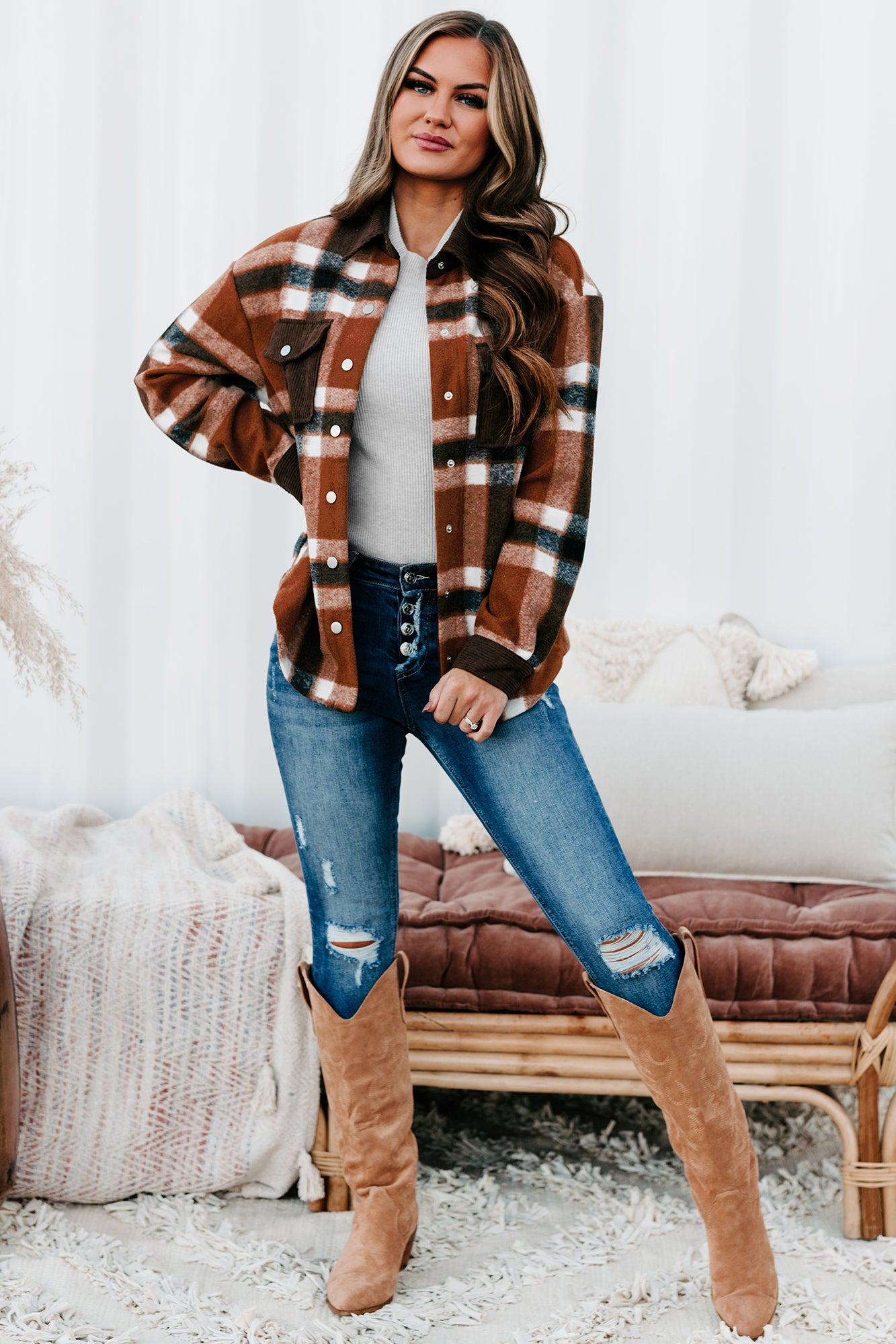 Doretta Insane Gene Mid-Rise Button-Fly Distressed Skinny Jeans (Medium)-The Formal Wear