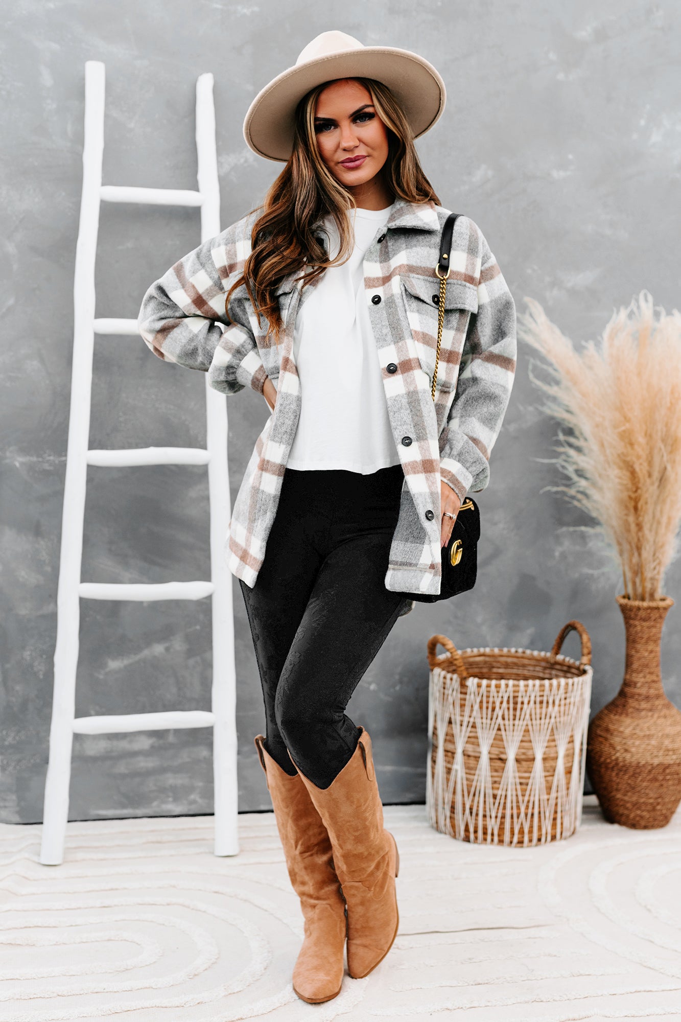 Mountain Vista Plaid Flannel Jacket (Grey Multi)-The Formal Wear