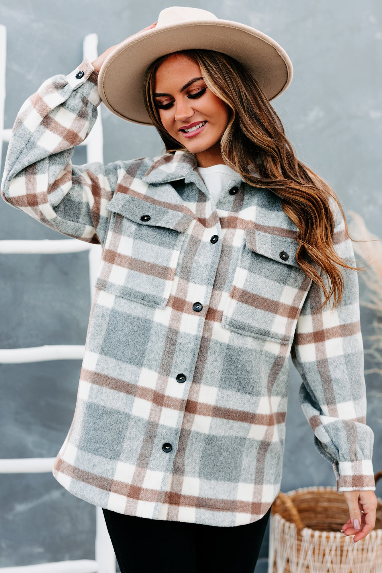 Mountain Vista Plaid Flannel Jacket (Grey Multi)-The Formal Wear