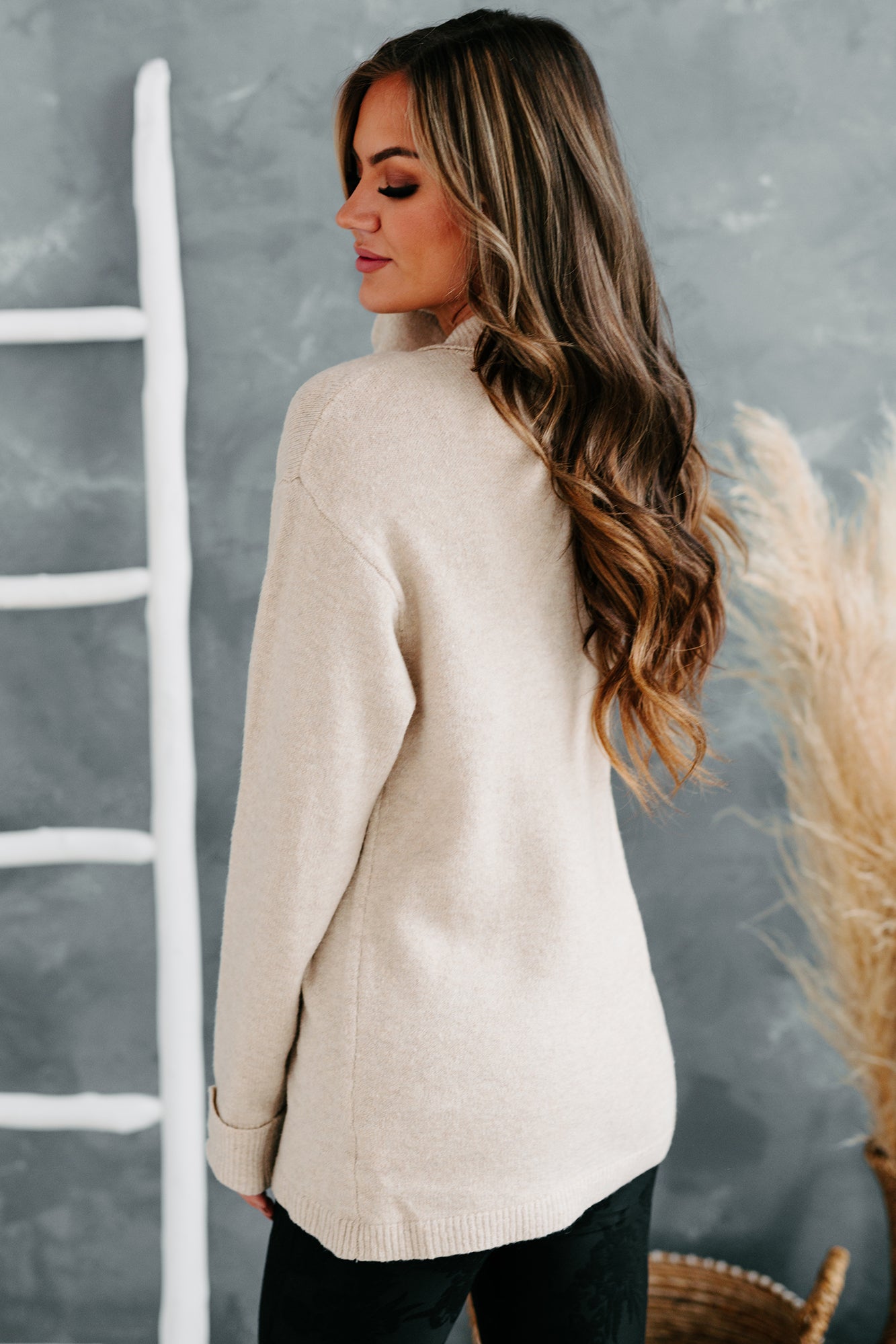 Simply Appealing Button-Down Sweater Cardigan (Oatmeal)-The Formal Wear