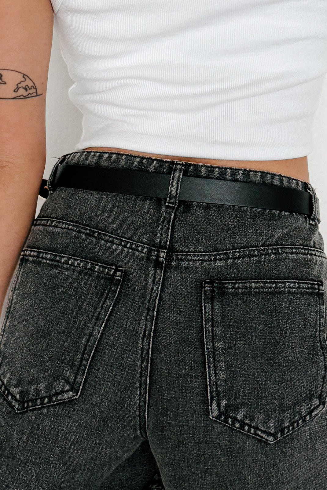 Hot Fix Ready Multi Ring Leather Belt (Gold/Black)-The Formal Wear