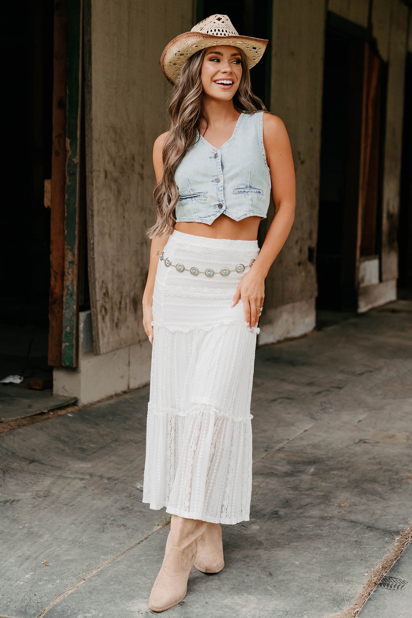 Strut Your Stuff Denim Vest (Light)-The Formal Wear