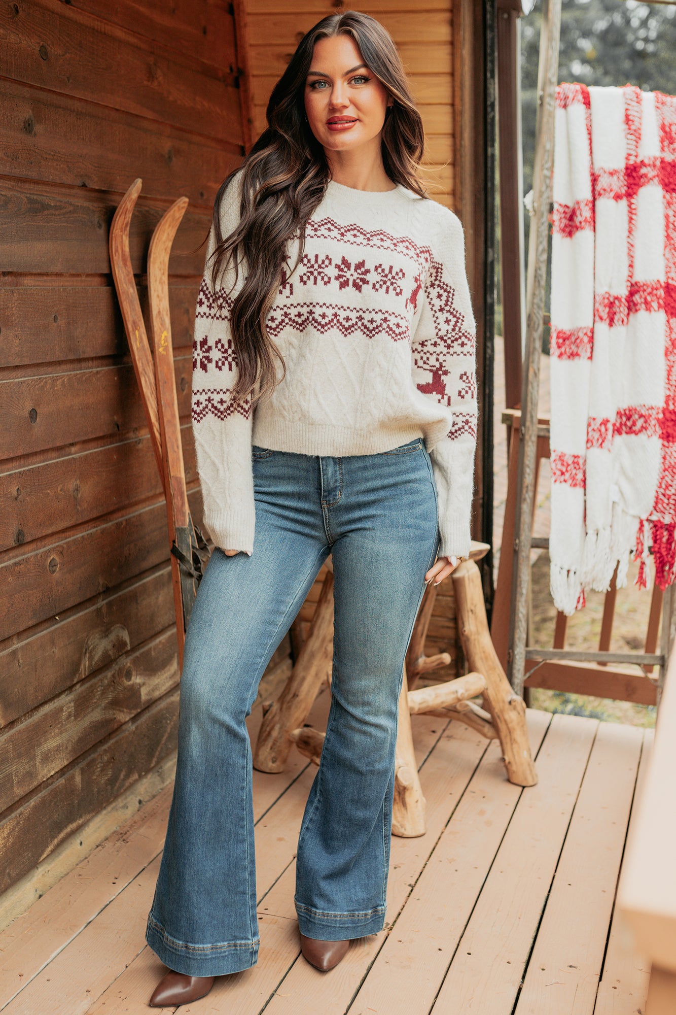 Excited For Snow Fair Isle Sweater (Ivory)-The Formal Wear
