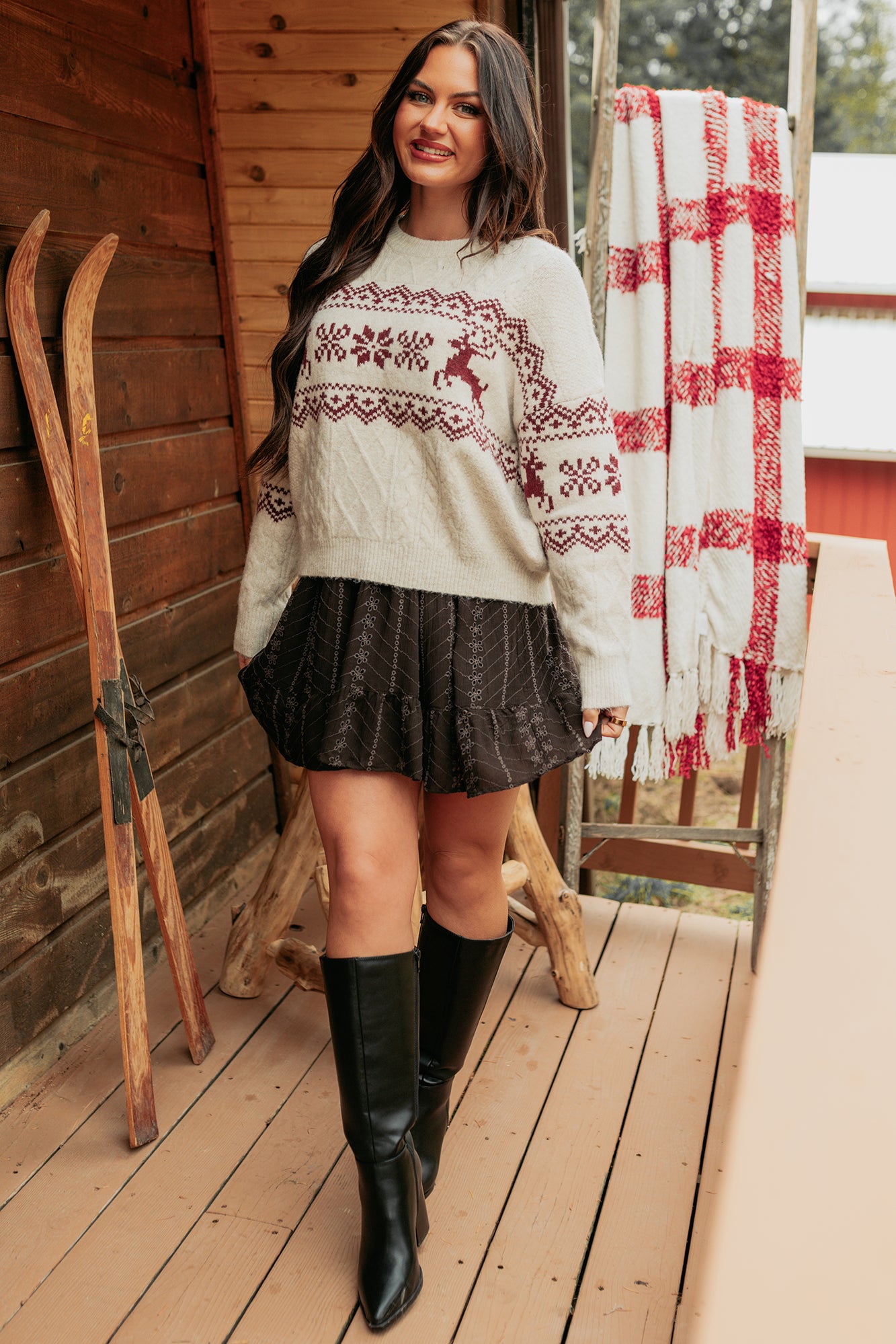 Excited For Snow Fair Isle Sweater (Ivory)-The Formal Wear