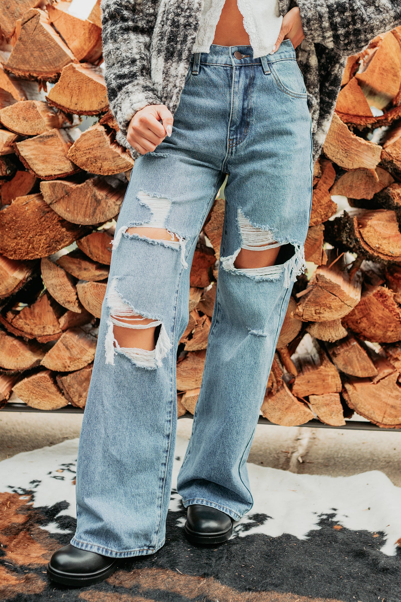 Deadline Driven Plaid Boucle Button-Up Jacket (Black)-The Formal Wear