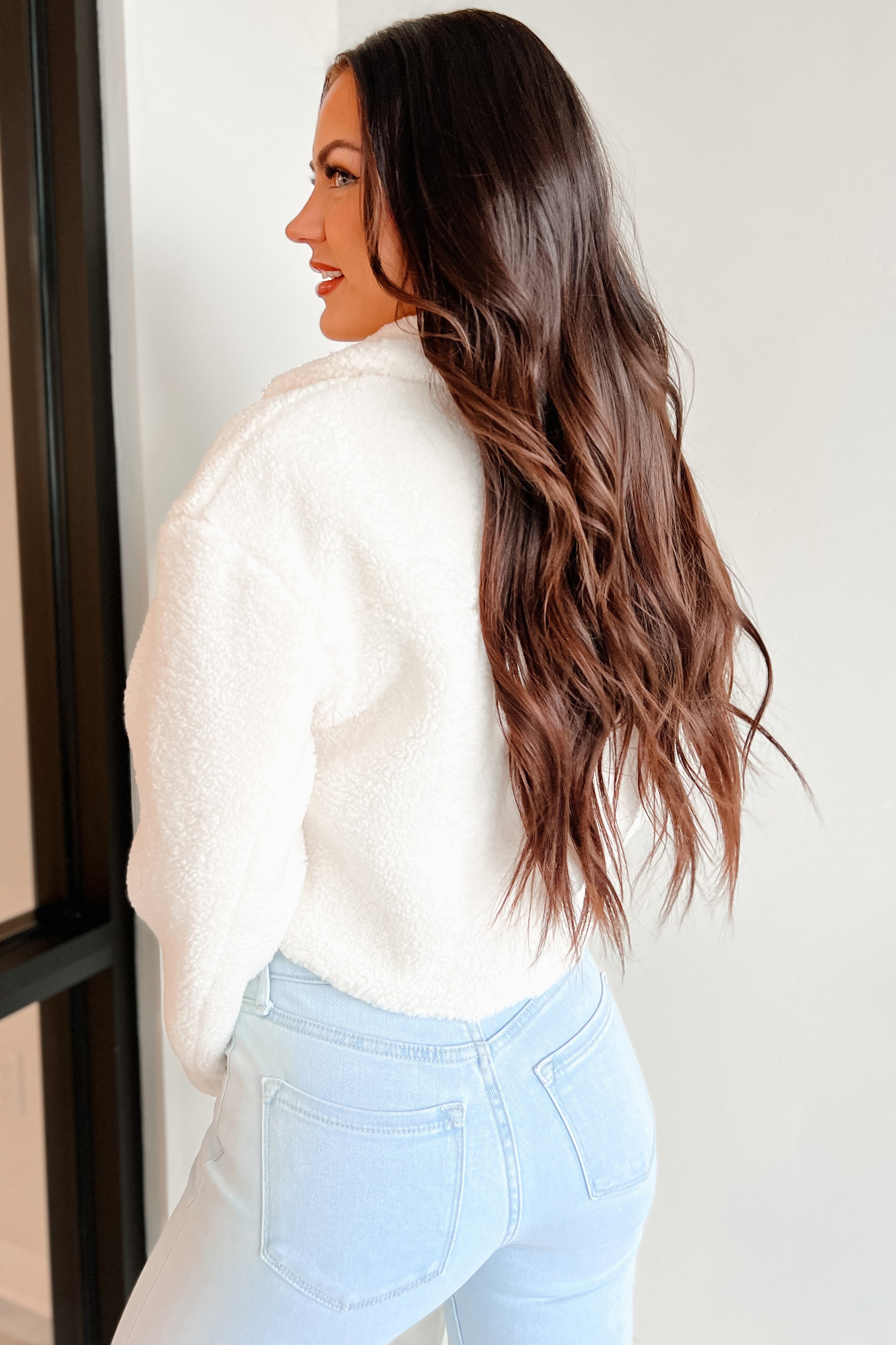 Be Seeing You Soon Teddy Jacket (Ivory)-The Formal Wear