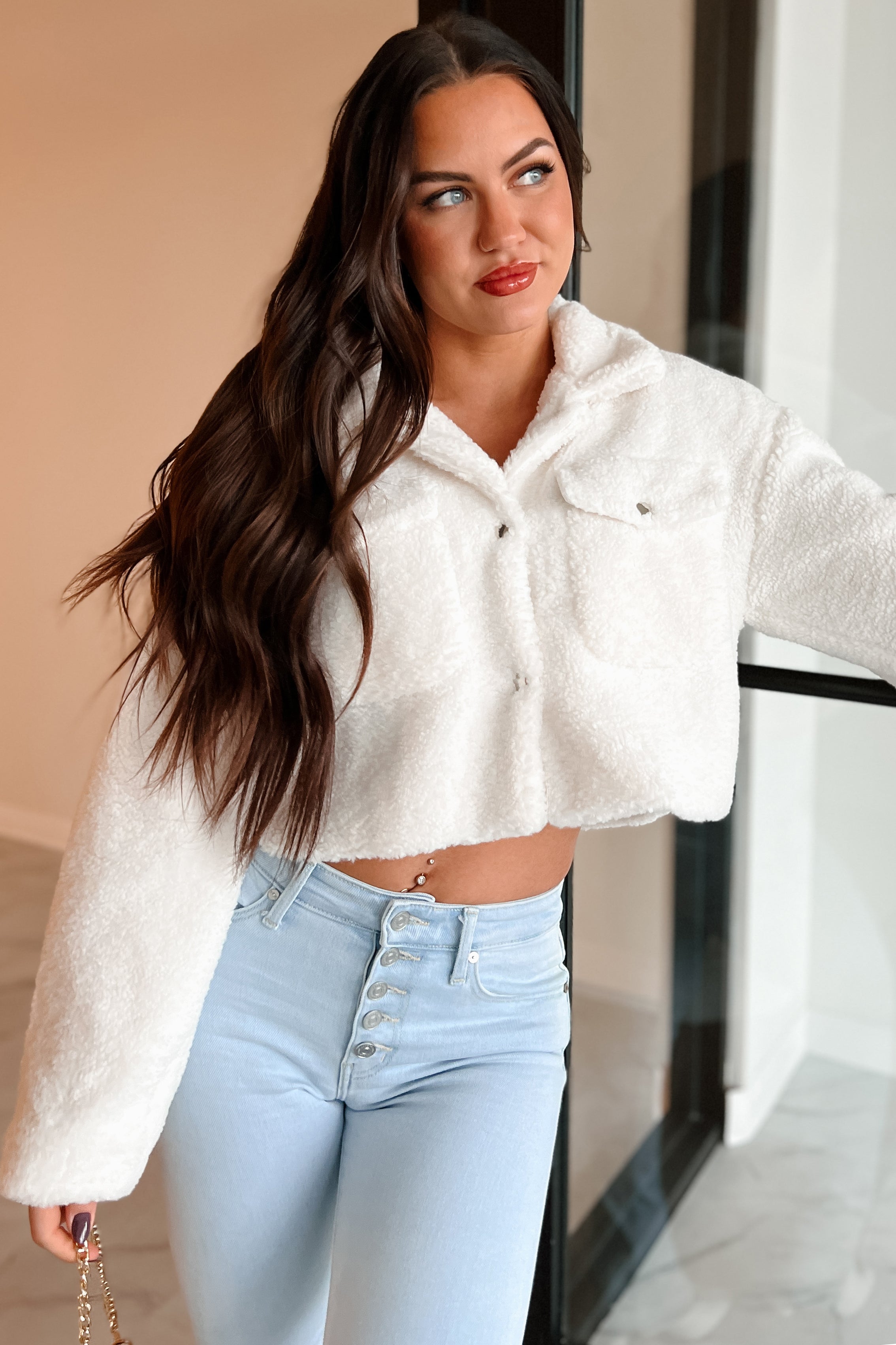 Be Seeing You Soon Teddy Jacket (Ivory)-The Formal Wear