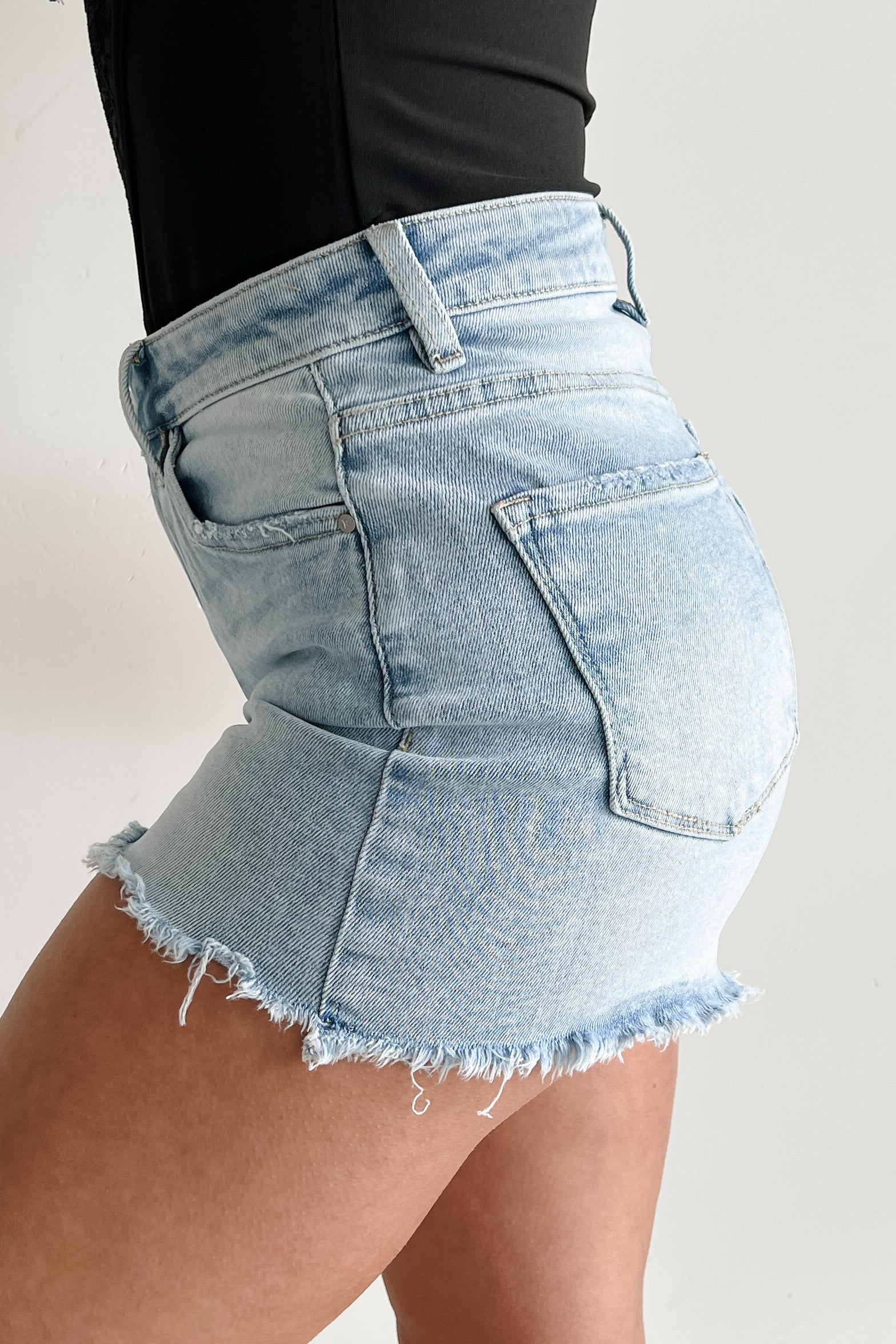 The Journey Continues High Rise Tummy Control Risen Shorts (Light)-The Formal Wear