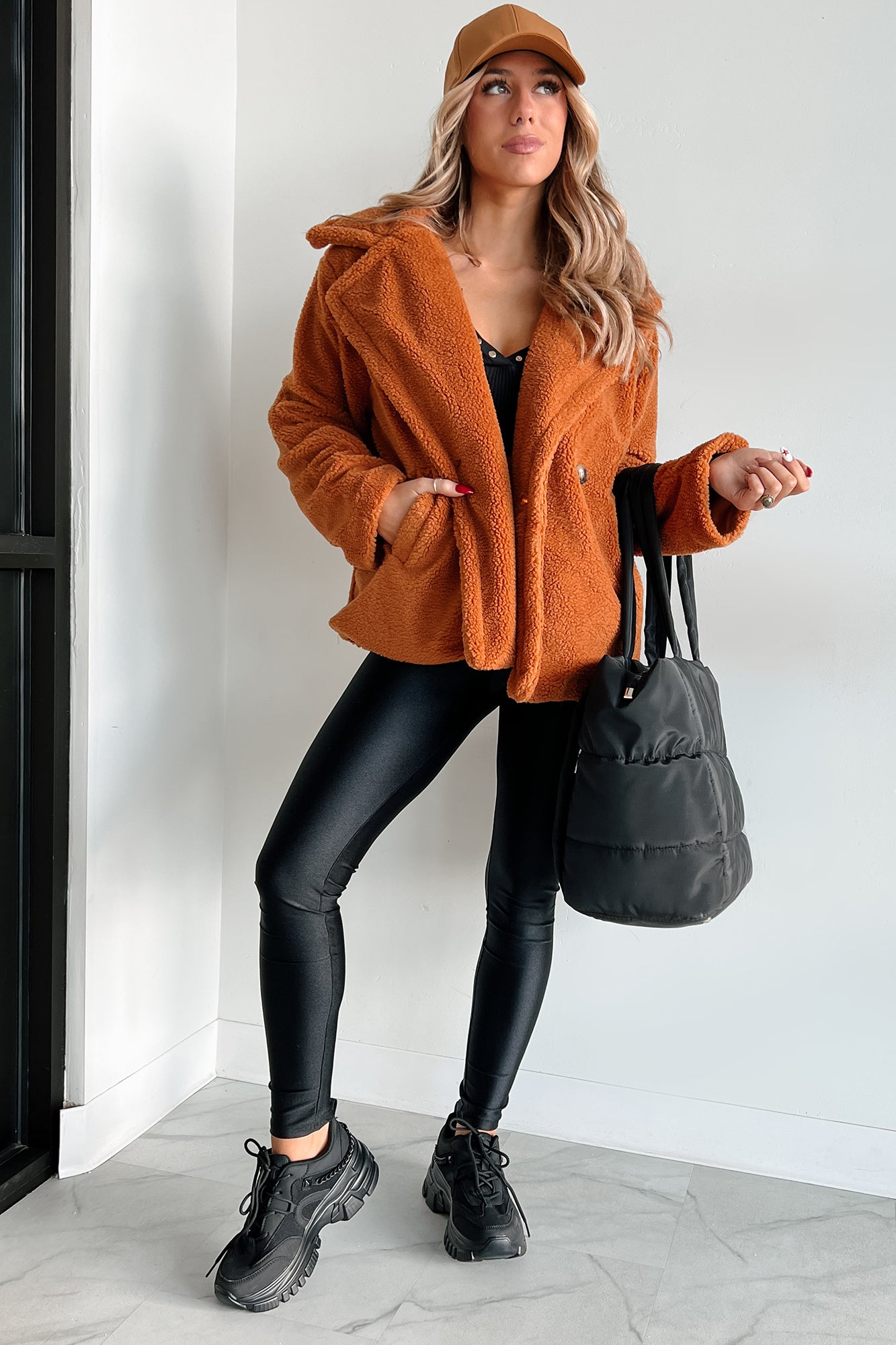 Mountain Ridge Sherpa Coat (Camel)-The Formal Wear