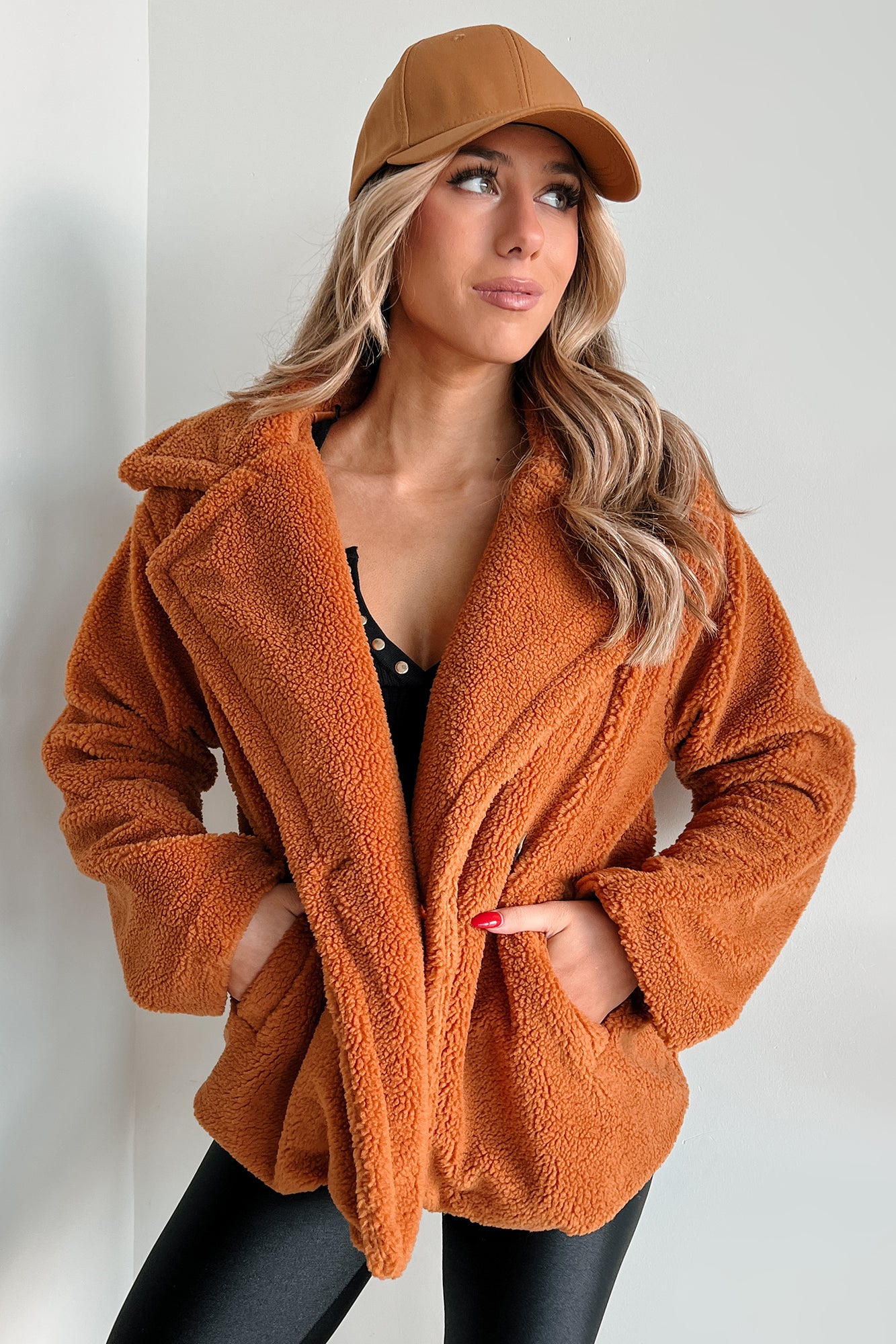 Mountain Ridge Sherpa Coat (Camel)-The Formal Wear