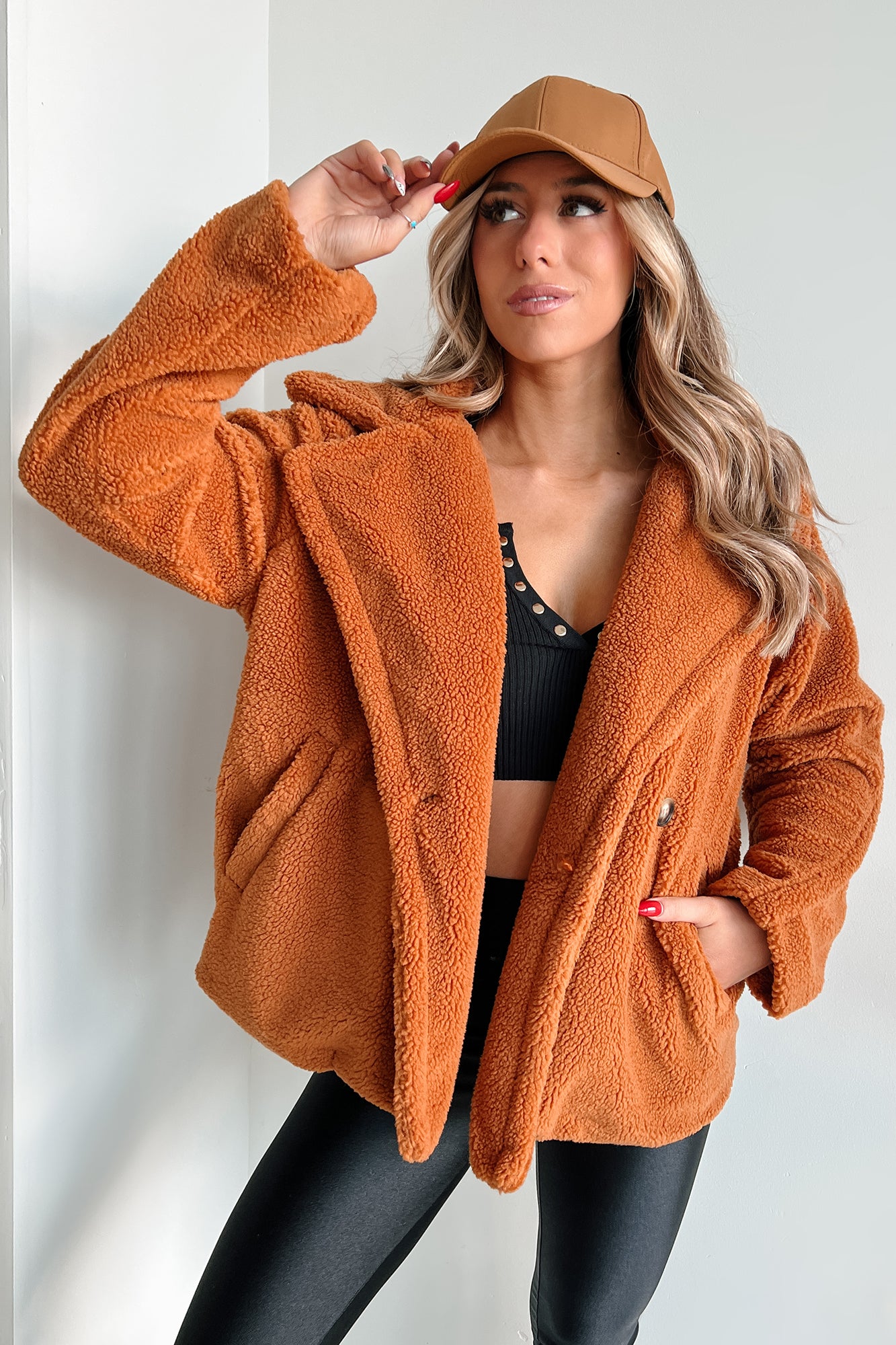 Mountain Ridge Sherpa Coat (Camel)-The Formal Wear