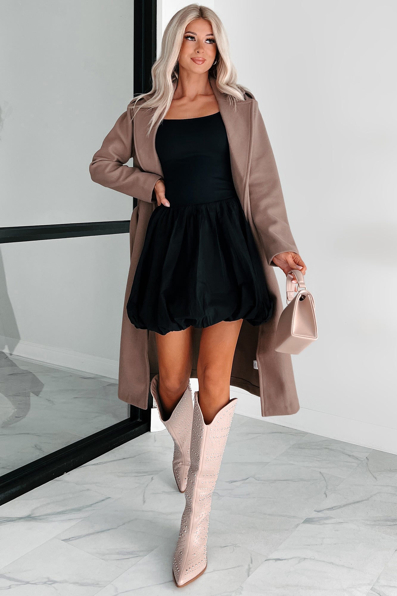 Crowley Belted Trench Coat (Cocoa)-The Formal Wear