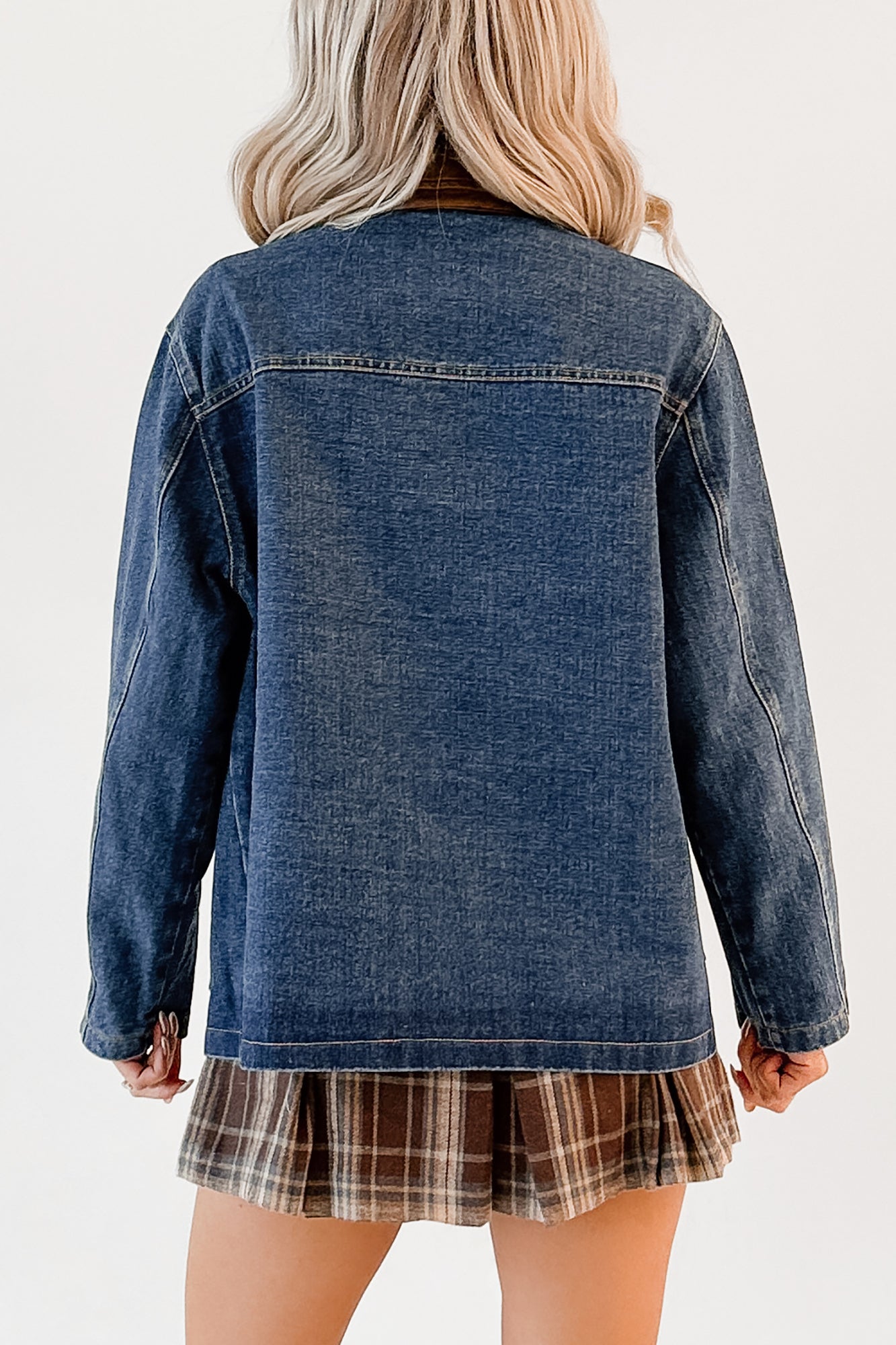 Bastian Papermoon Denim Barn Jacket (Denim Blue)-The Formal Wear