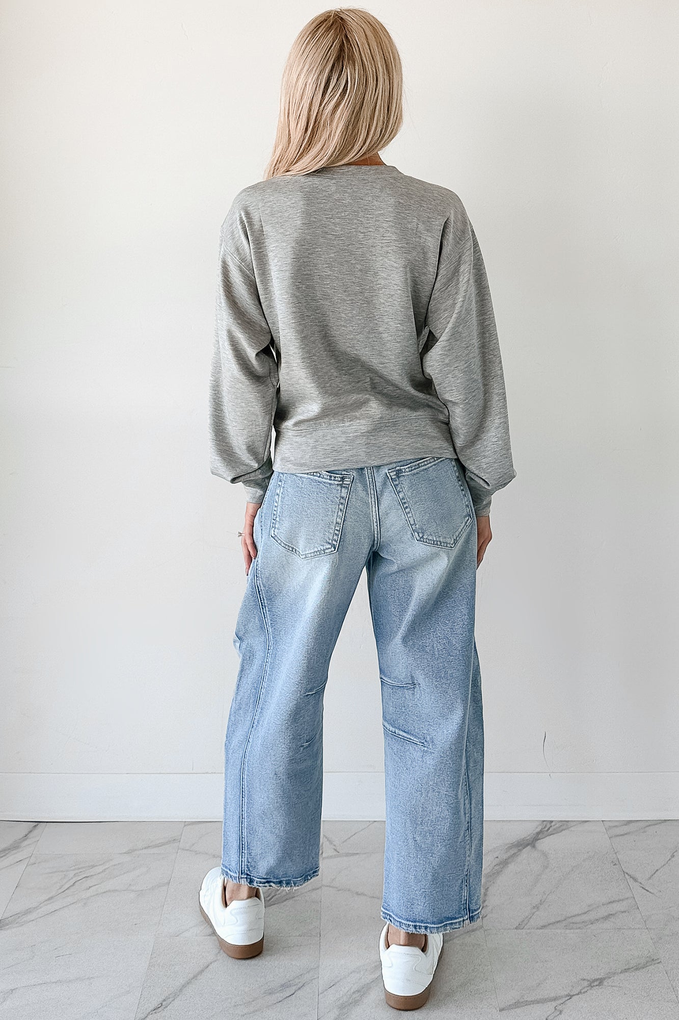 Call It A Day Classic Crewneck Sweatshirt (Grey)-The Formal Wear