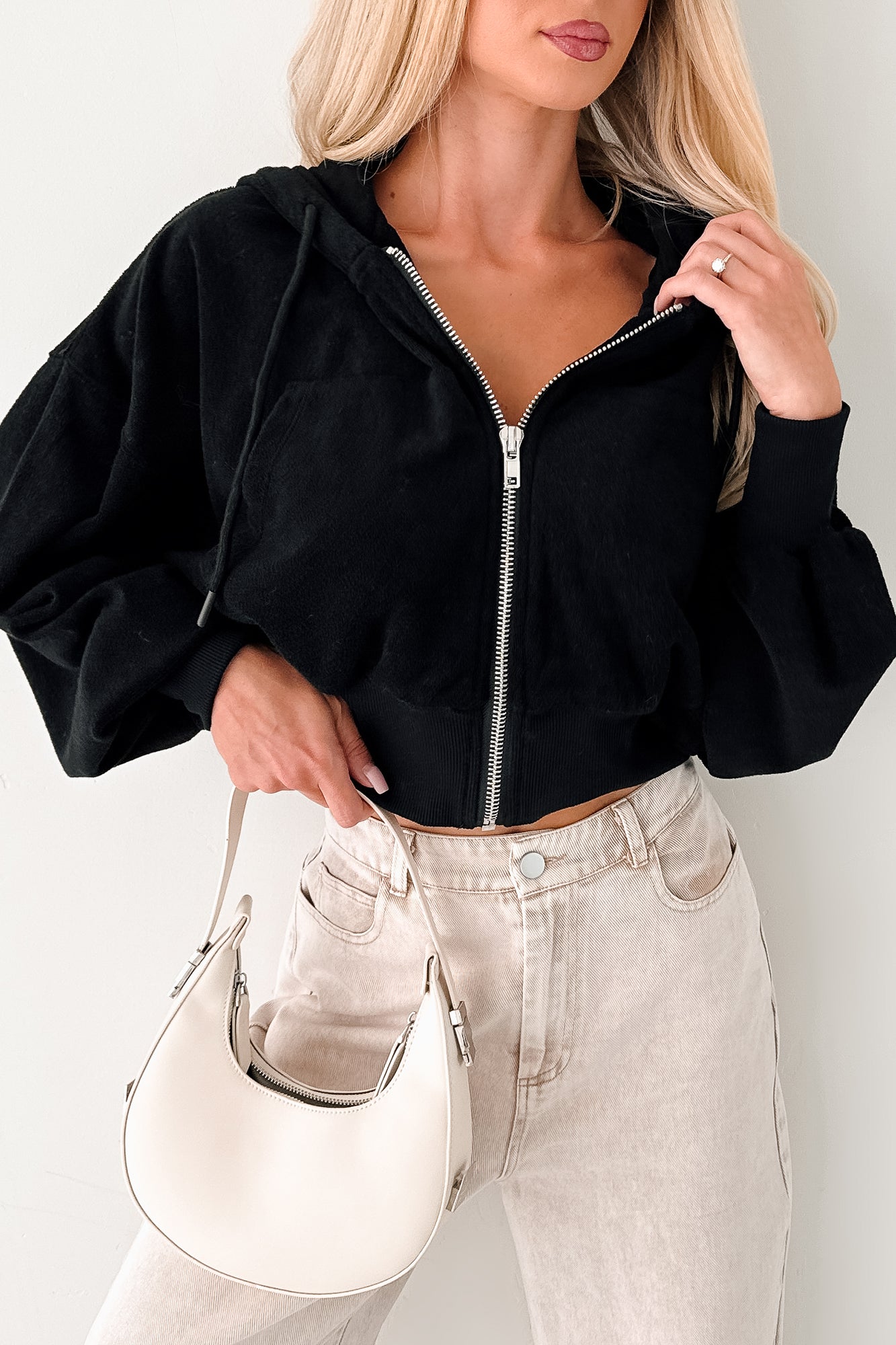 Morning Moods Signature 8 Zip-Up Hoodie Jacket (Black)-The Formal Wear