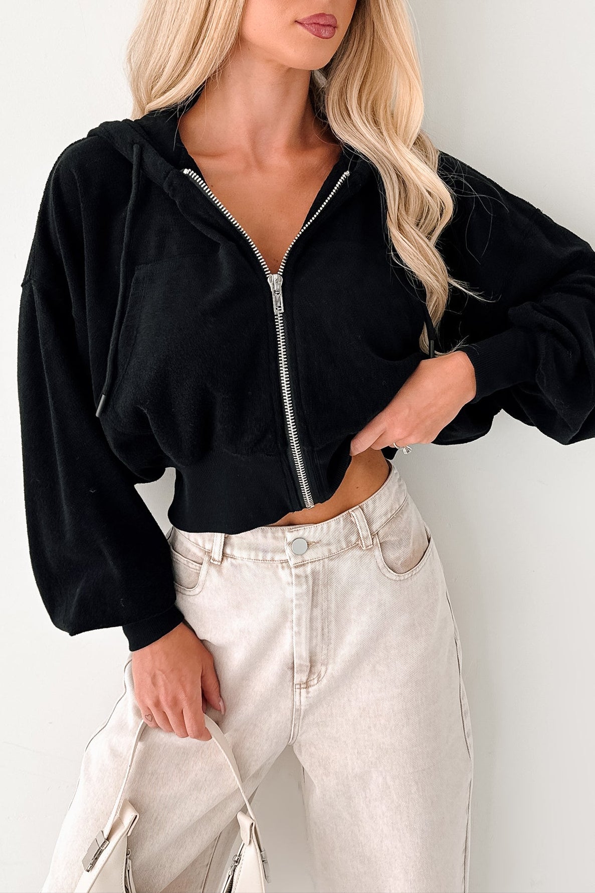 Morning Moods Signature 8 Zip-Up Hoodie Jacket (Black)-The Formal Wear