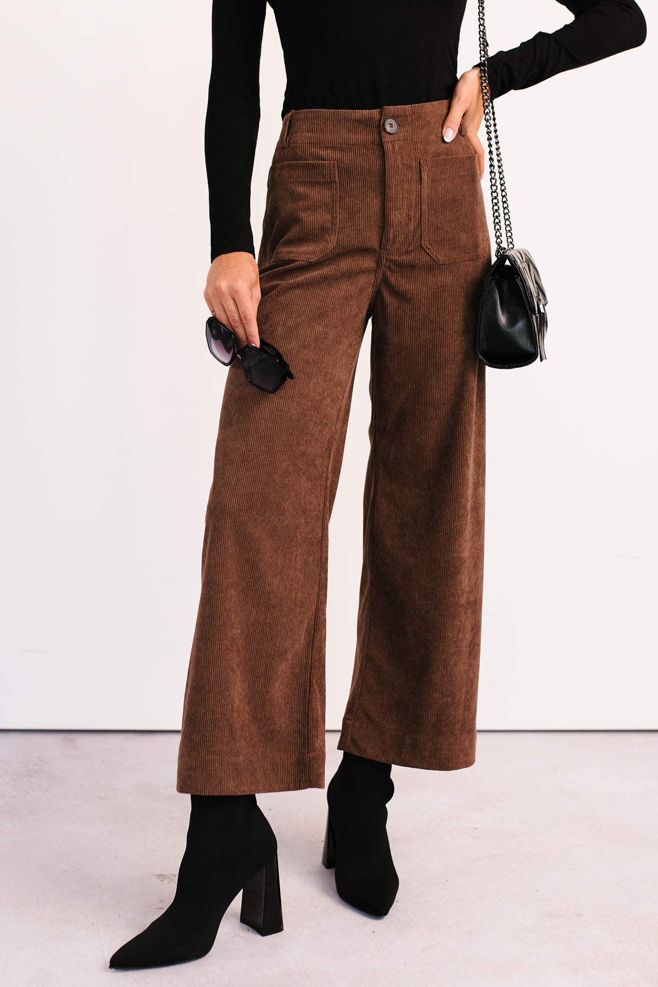 My Cup Of Tea Corduroy Pants (Mocha Mousse)-The Formal Wear