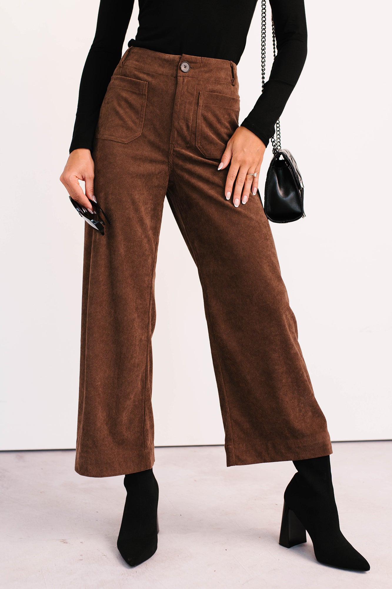 My Cup Of Tea Corduroy Pants (Mocha Mousse)-The Formal Wear