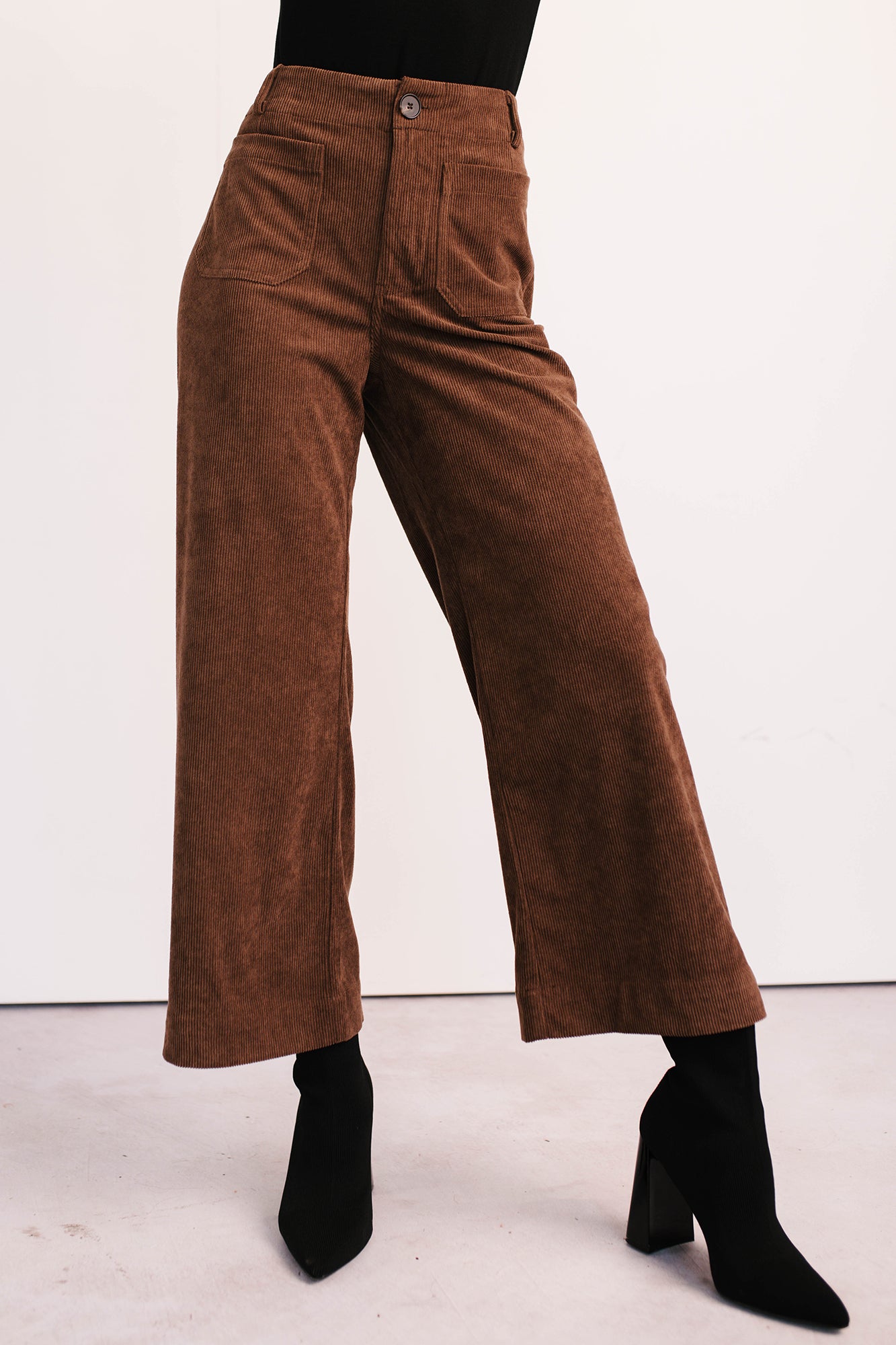 My Cup Of Tea Corduroy Pants (Mocha Mousse)-The Formal Wear