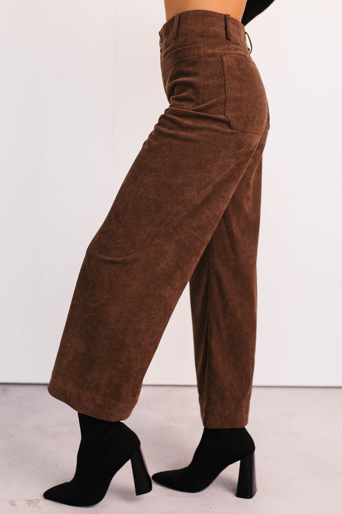 My Cup Of Tea Corduroy Pants (Mocha Mousse)-The Formal Wear