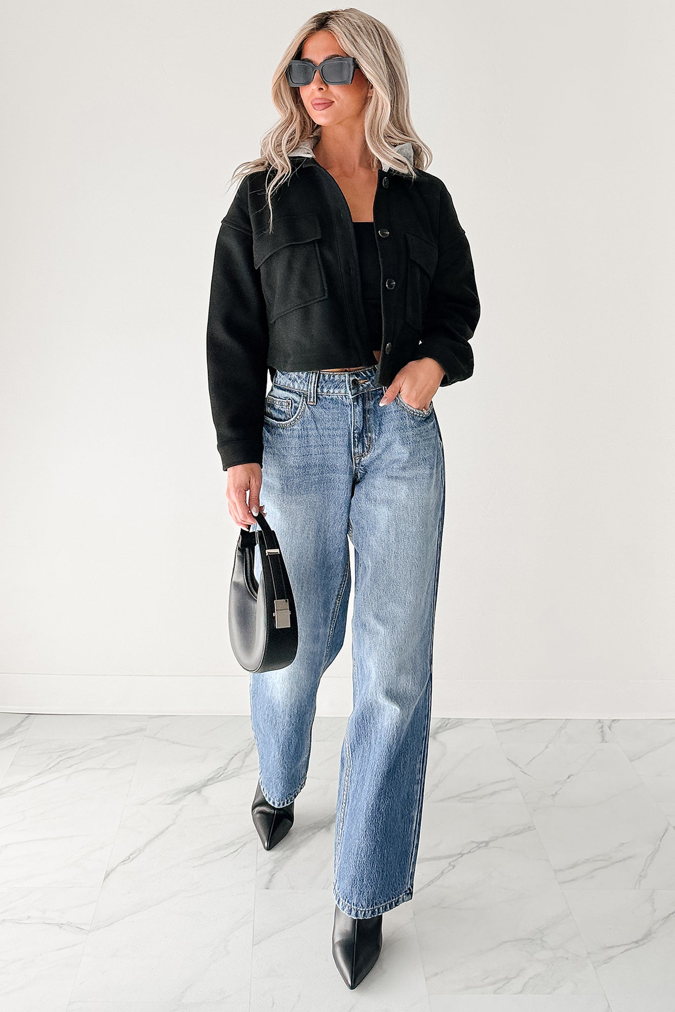 Adelyn Mid Rise Baggy Cello Jeans (Medium)-The Formal Wear