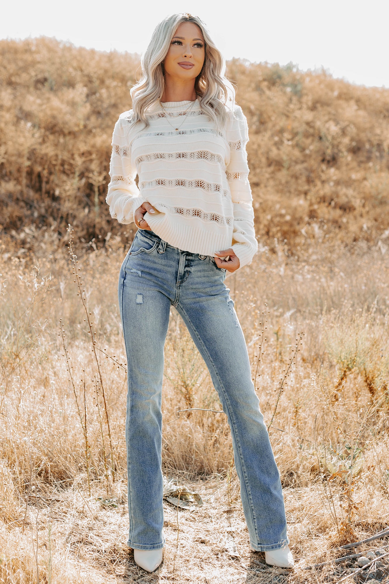 Ashford Mid Rise Bootcut Cello Jeans (Light)-The Formal Wear