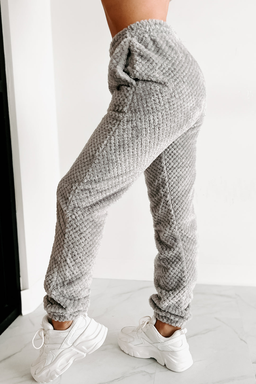 Carried Away With Comfort Two Piece Jogger Set (Grey)-The Formal Wear