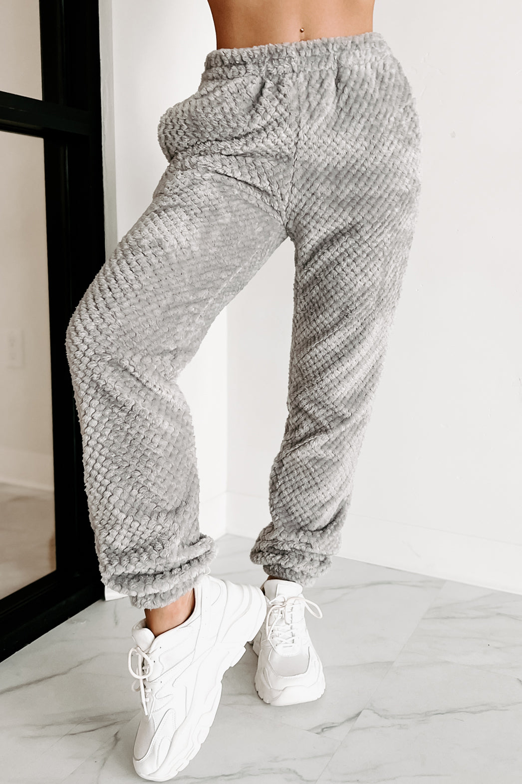 Carried Away With Comfort Two Piece Jogger Set (Grey)-The Formal Wear
