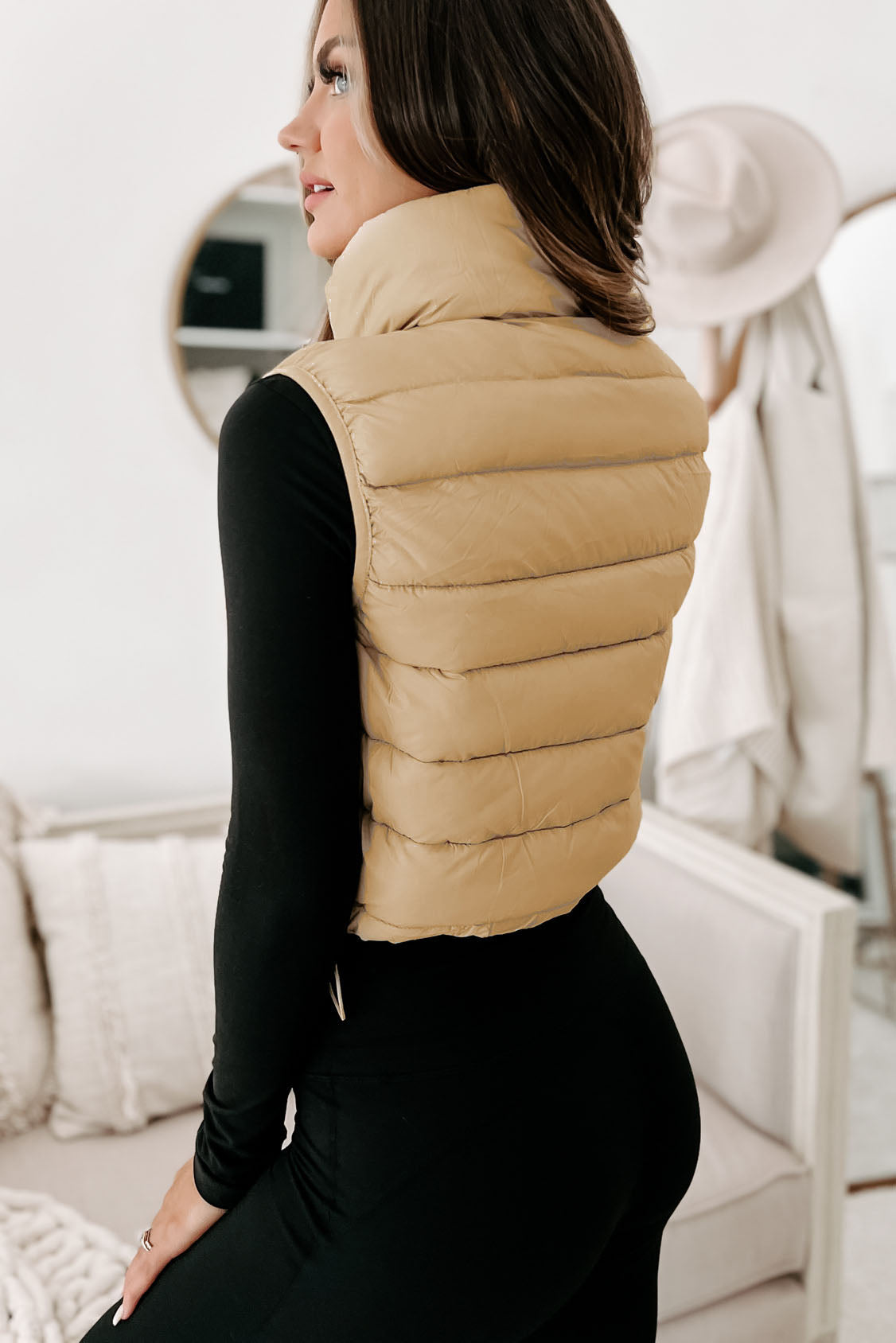 Northern Winds Puffer Vest (Khaki)-The Formal Wear