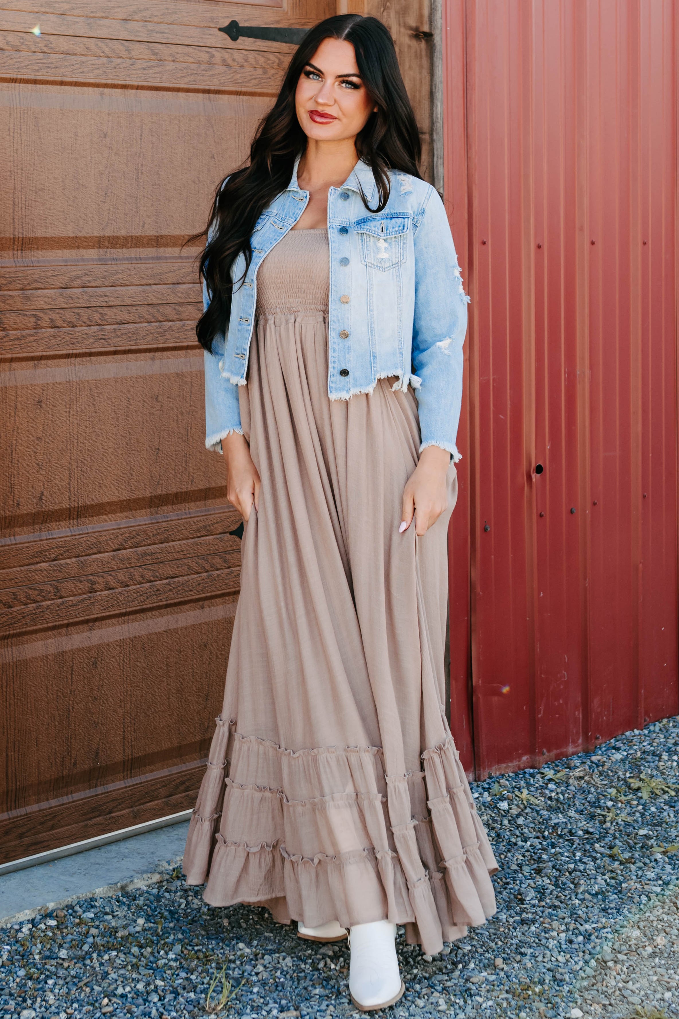 Bold By Nature Cello Distressed Denim Jacket (Light)-The Formal Wear