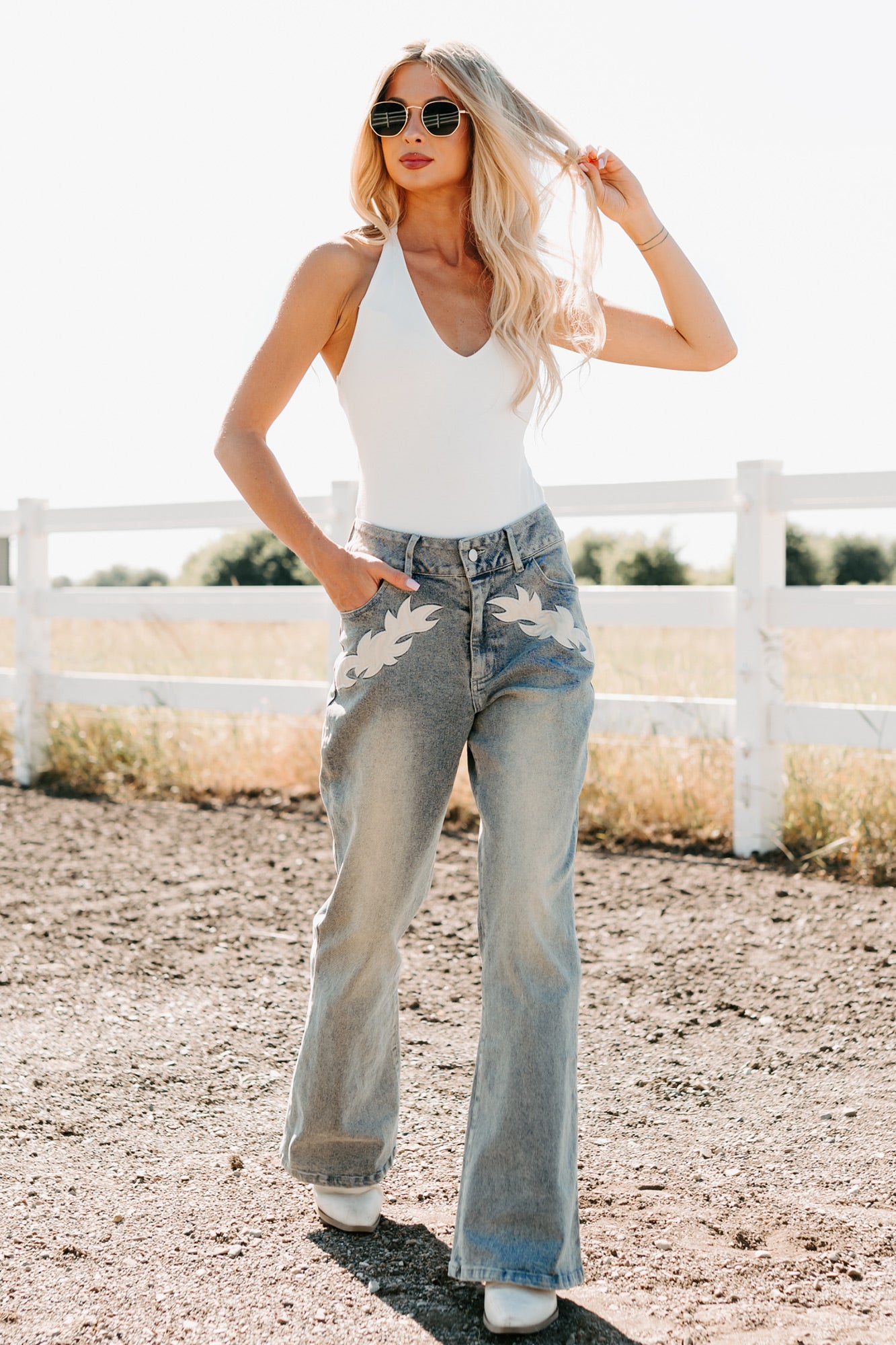 Raincheck Romance Halter Neck Bodysuit (Ivory)-The Formal Wear