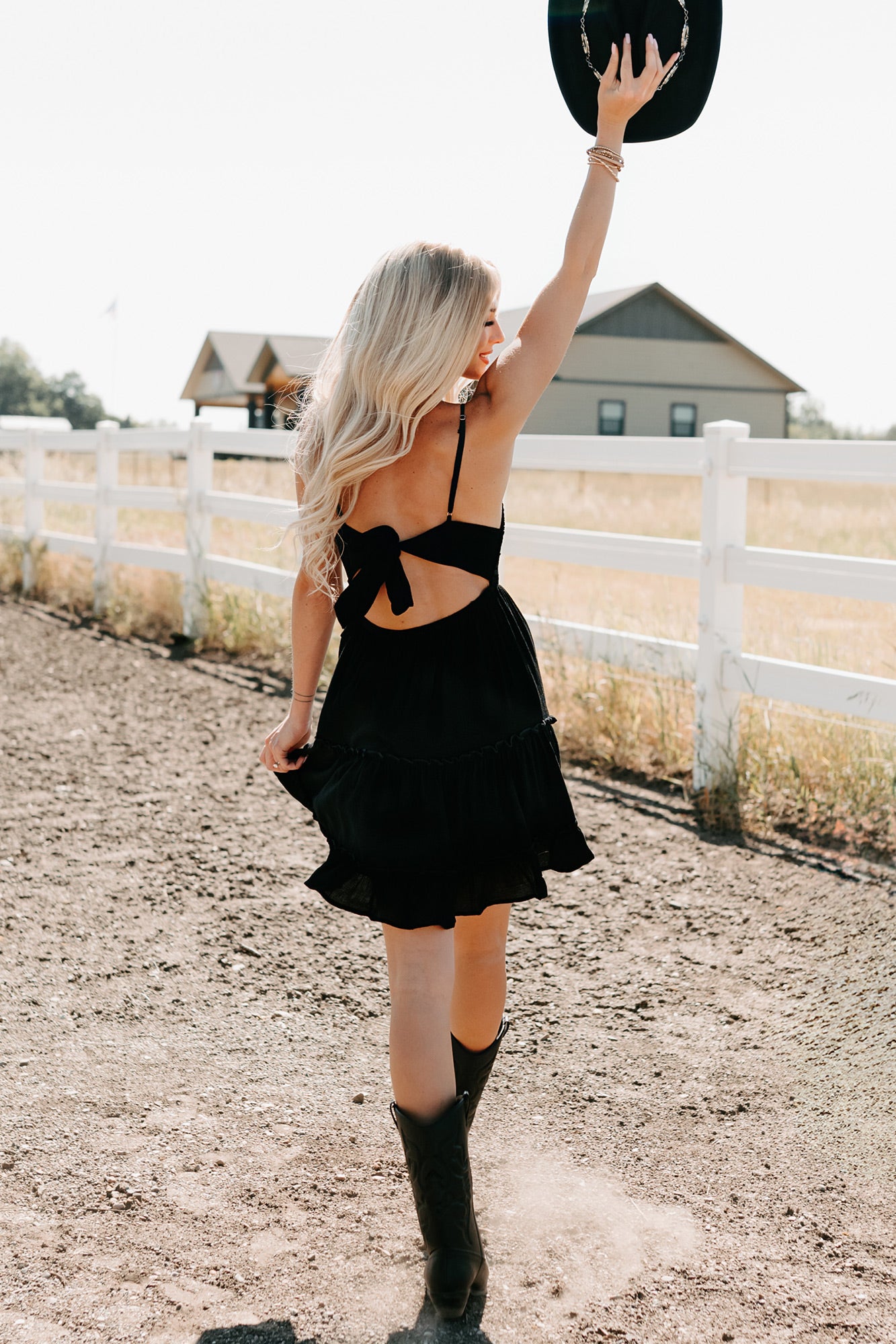 Someone To Love Lace Panel Mini Dress (Black)-The Formal Wear