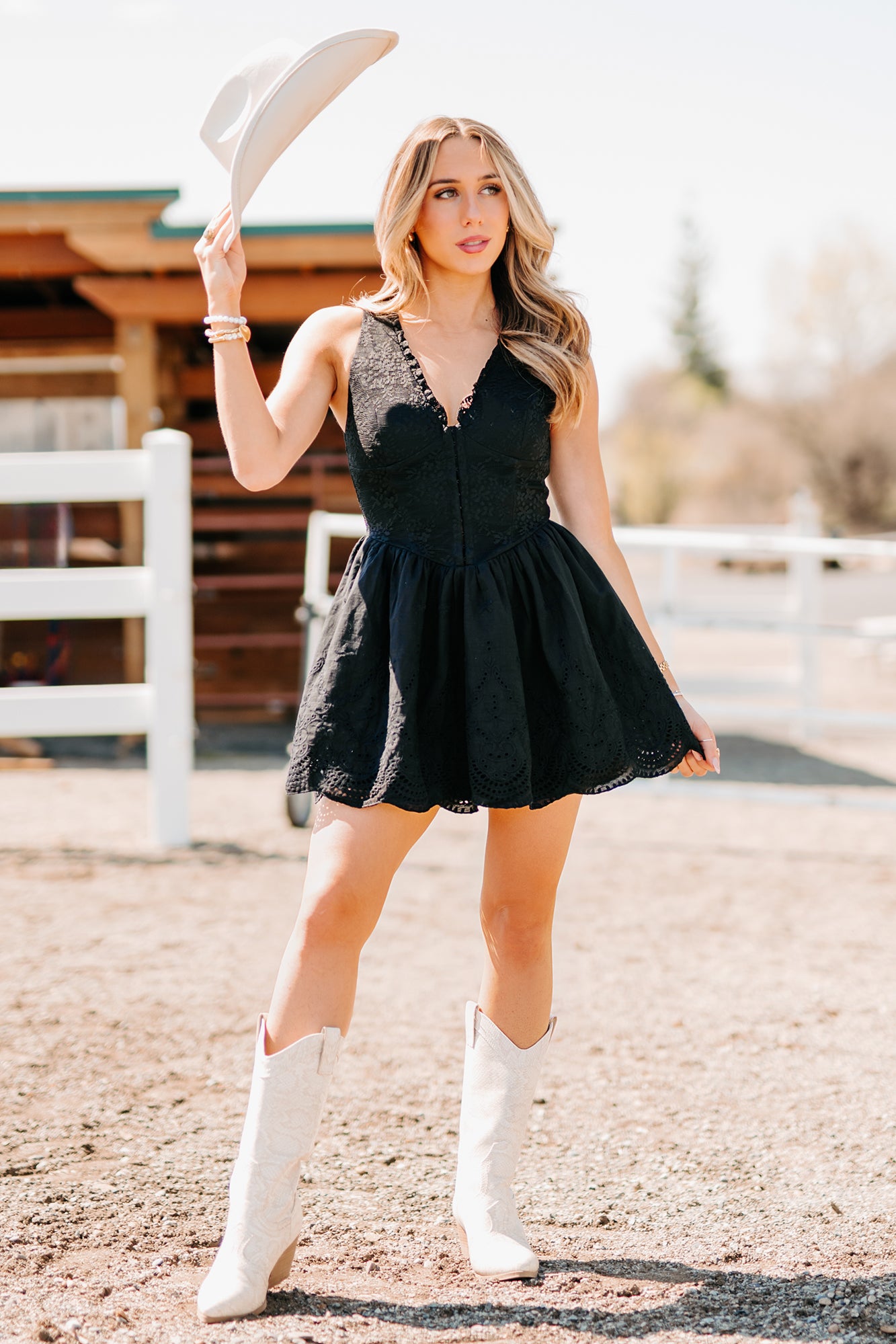 Scene Stealer Sleeveless Lace Mini Dress (Black)-The Formal Wear