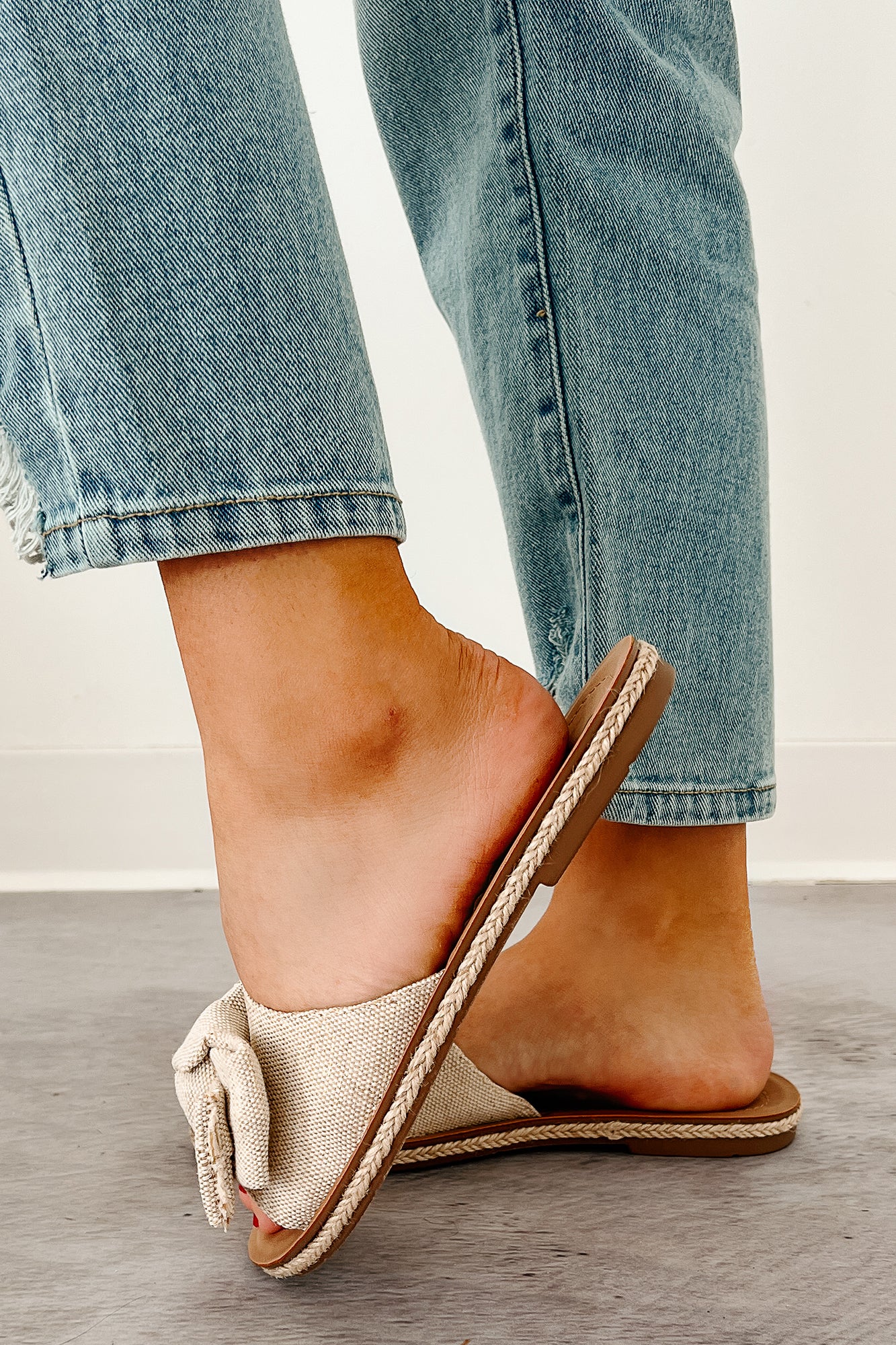 Radiate Purpose Bow Strap Sandals (Beige)-The Formal Wear