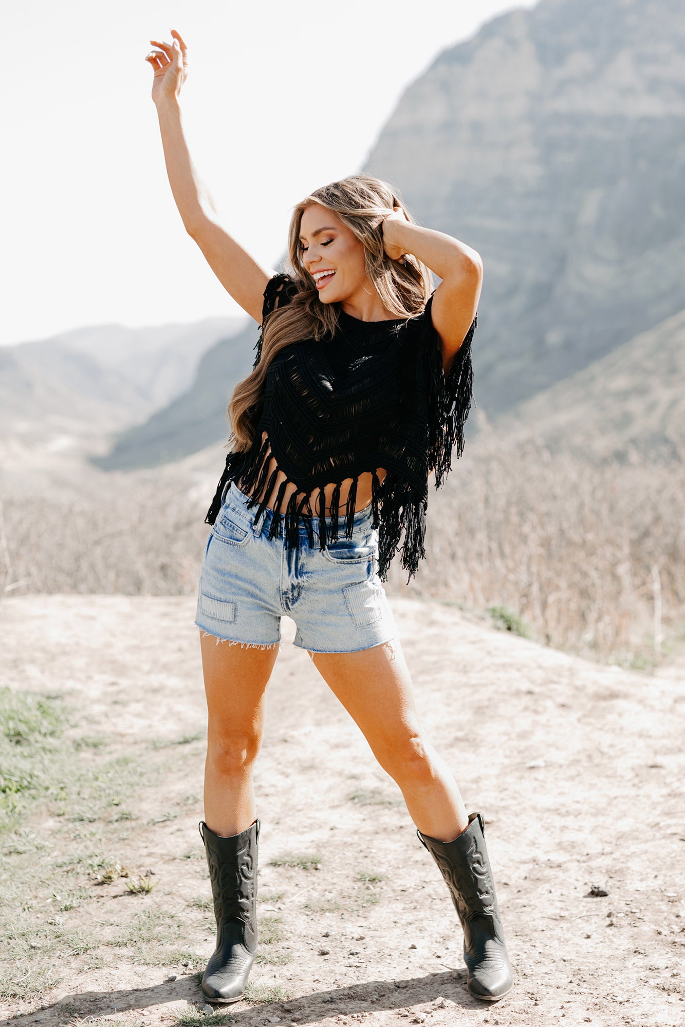 Xavier Peace Patch Saige Denim Shorts (Medium)-The Formal Wear