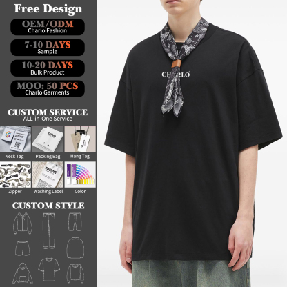 Street-Ready Graphic T-Shirt with Scarf Accent – Trendy Oversized Tee