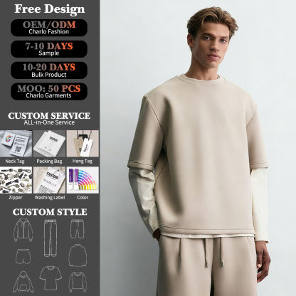 Heavyweight Oversized T-Shirt | Premium Thick Cotton Tee | OEM/ODM Custom Streetwear Apparel