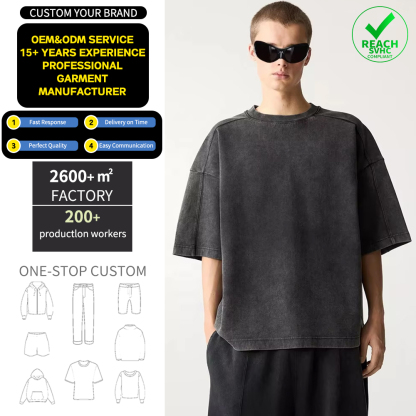 Charlo Vintage Washed Oversized Tee – Relaxed Streetwear Essential