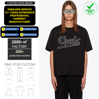 Charlo Oversized Tee – Customizable Heavyweight Streetwear