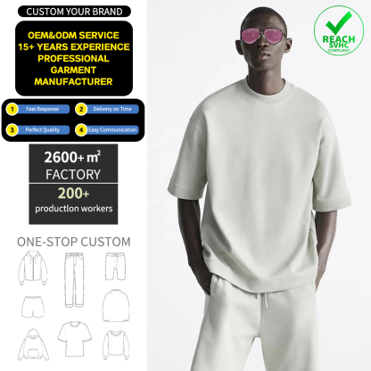 Charlo High-Weight Casual Short Sleeve Set – Luxe Comfort for Everyday Wear