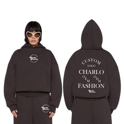 Premium Streetwear Hoodie & Sweatpants Set – Relaxed Fit, Customizable Tracksuit