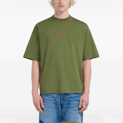 Premium Oversized Green T-Shirt – Soft, Stylish & Customizable
