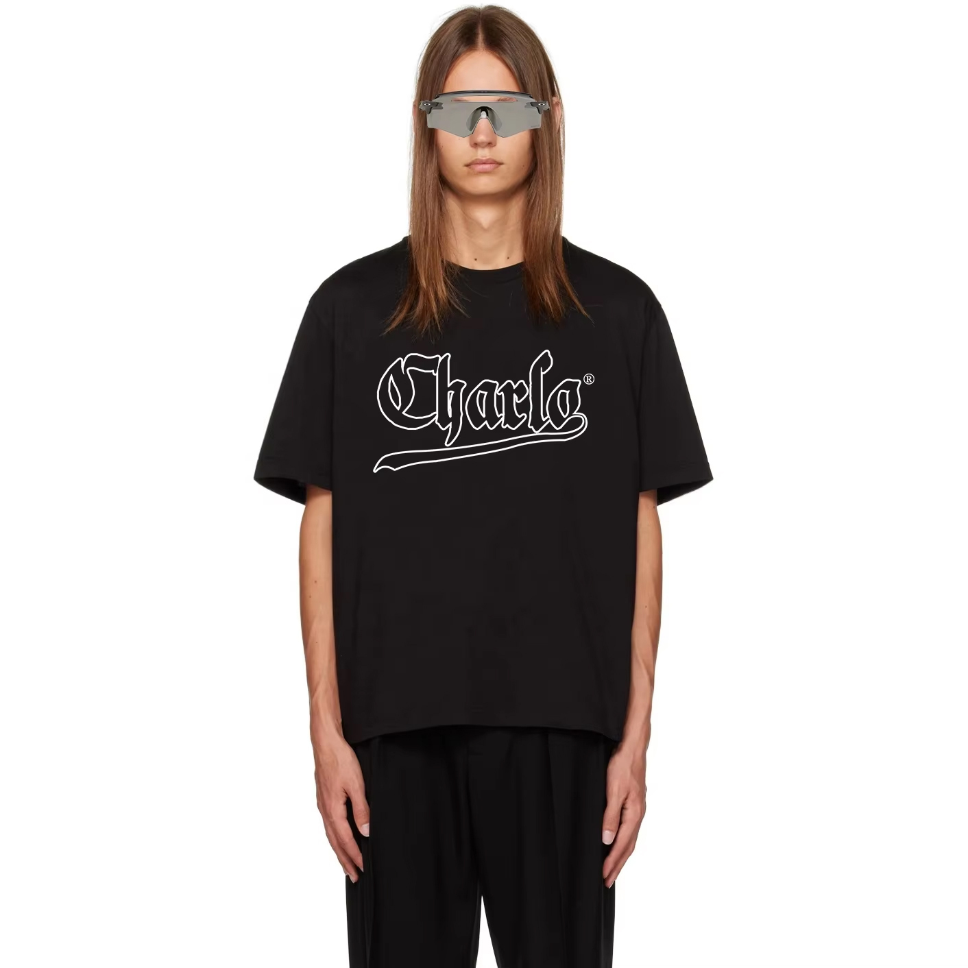 Charlo Oversized Tee – Customizable Heavyweight Streetwear