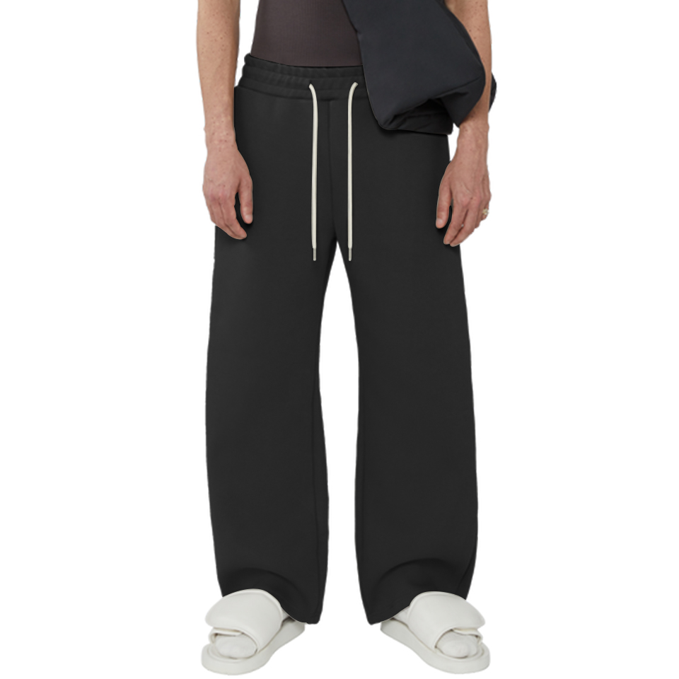Classic Wide-Leg Streetwear Sweatpants – Relaxed Fit, Customizable