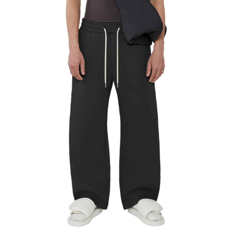 Classic Wide-Leg Streetwear Sweatpants – Relaxed Fit, Customizable